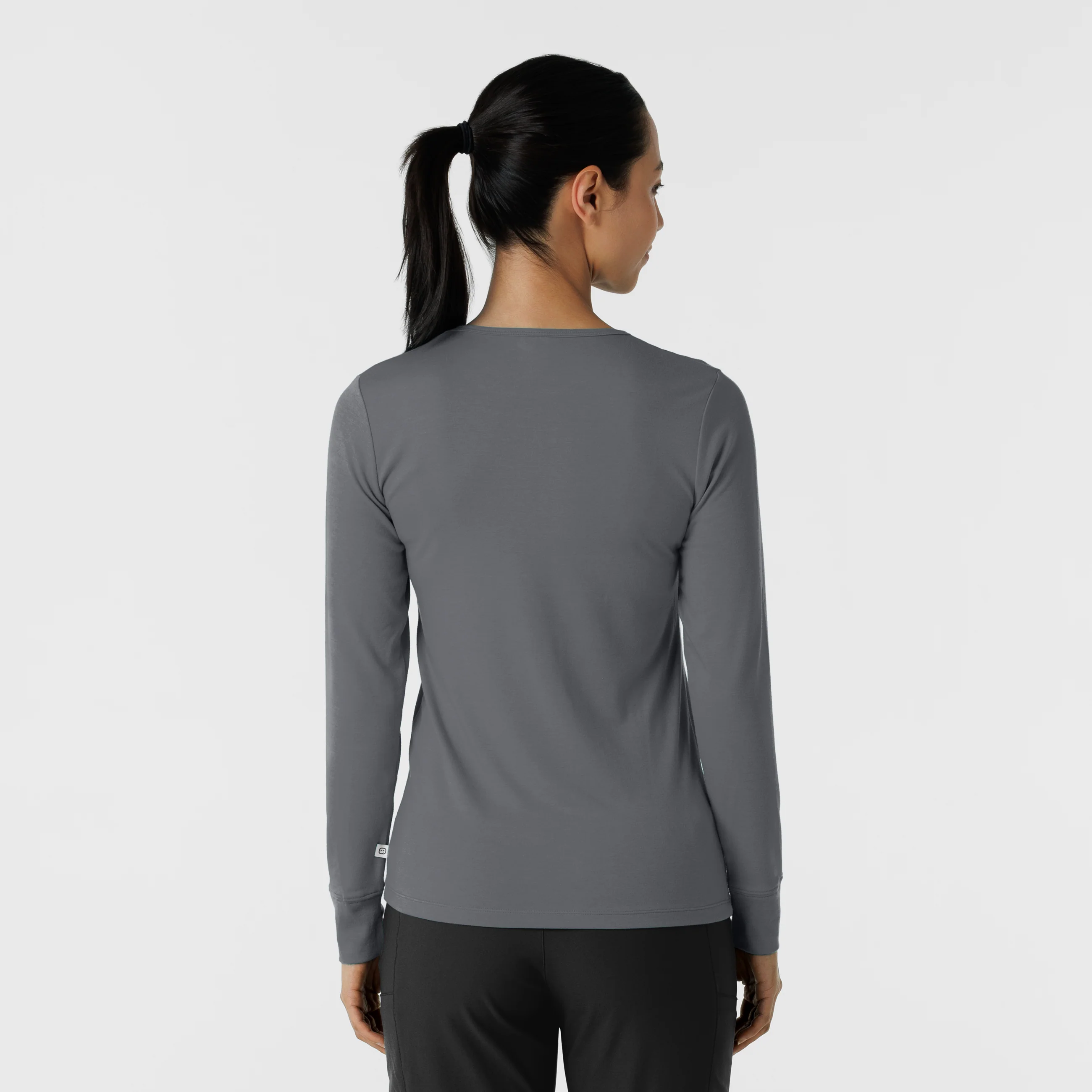 Women's Essential Layer Long Sleeve - Pewter - Image 2