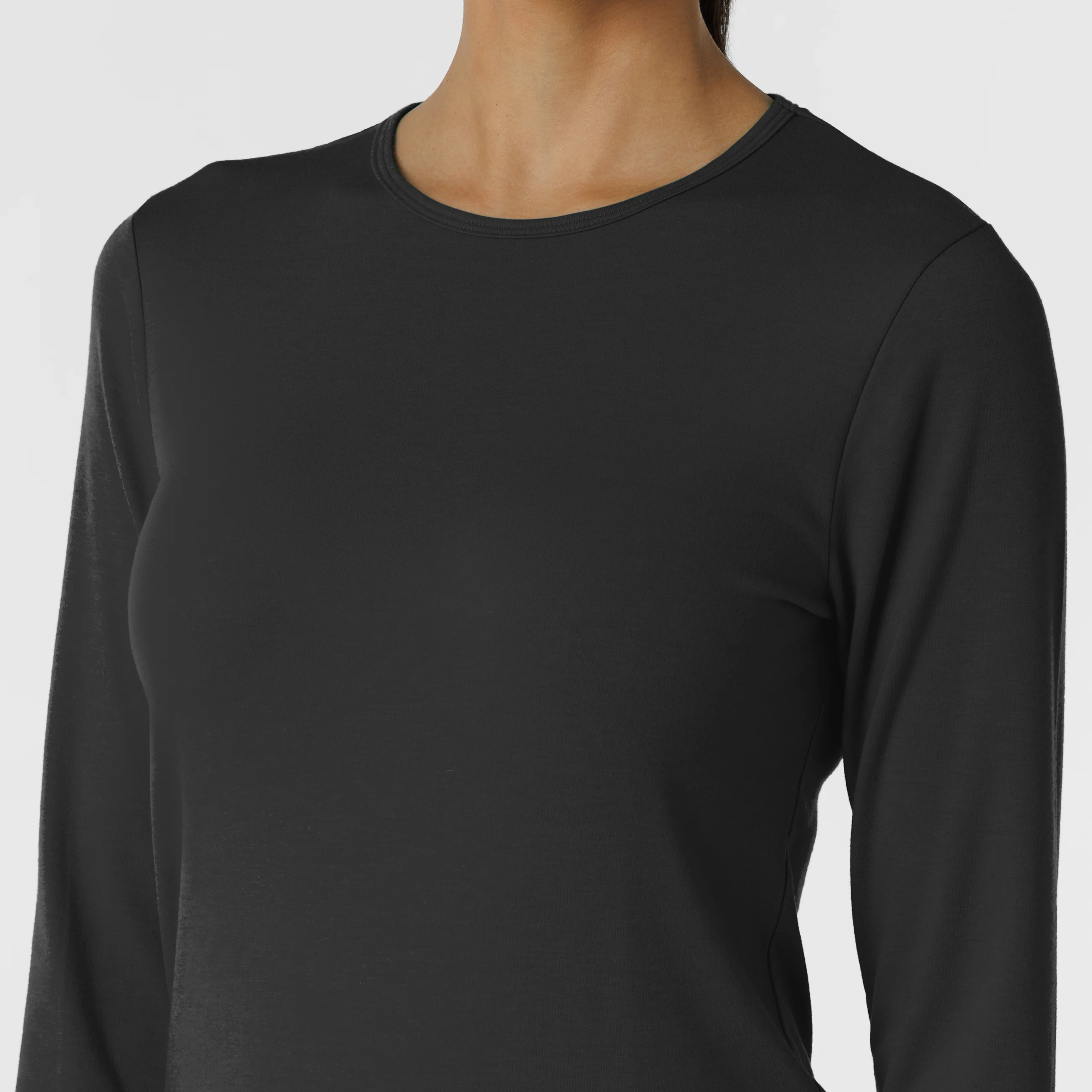 Women's Essential Layer Long Sleeve - Black - Image 5