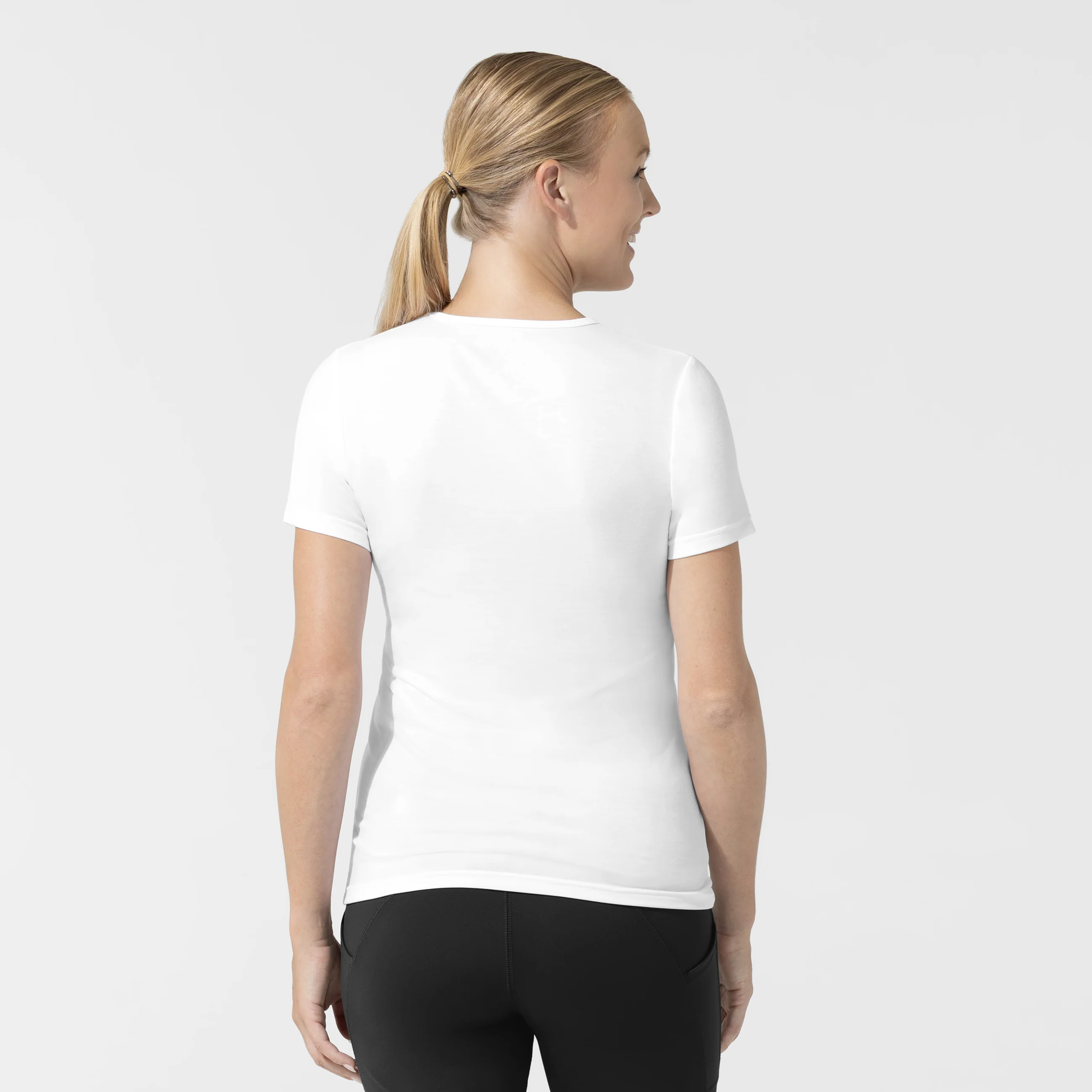 Women's Short Sleeve Essential Tee - White - Image 2