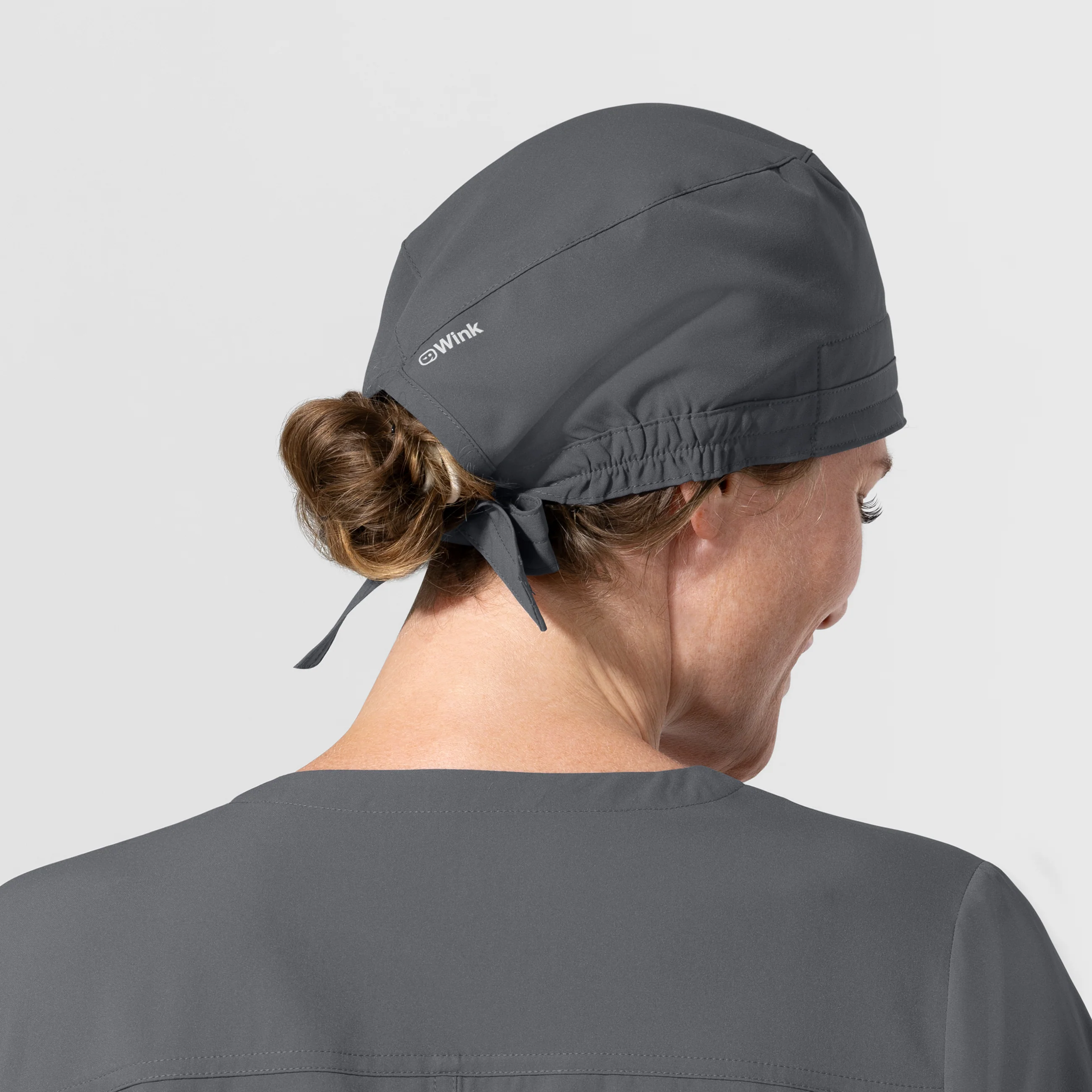 NURTUR Unisex Scrub Cap - Pewter - Image 4