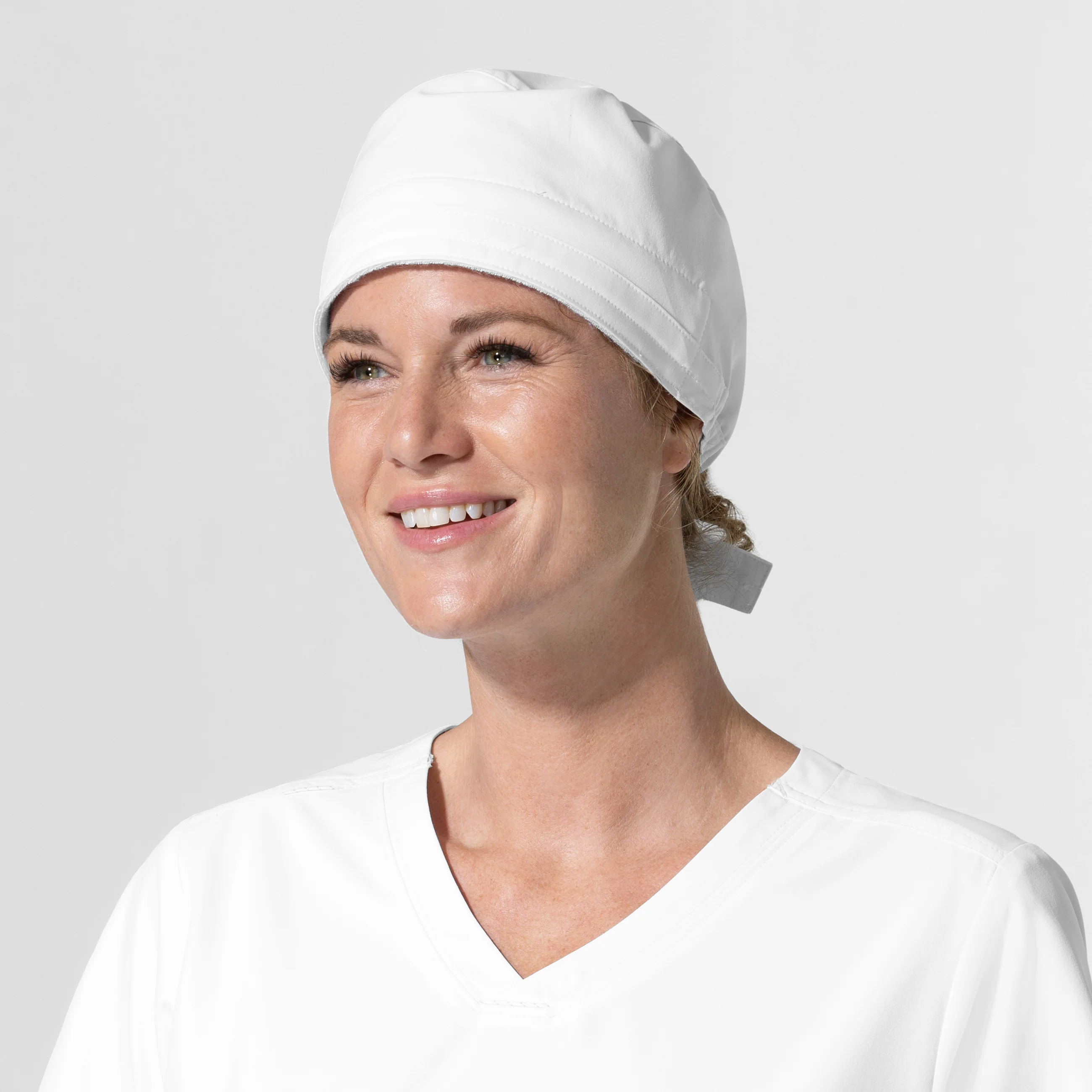 NURTUR Unisex Scrub Cap - White - Image 3