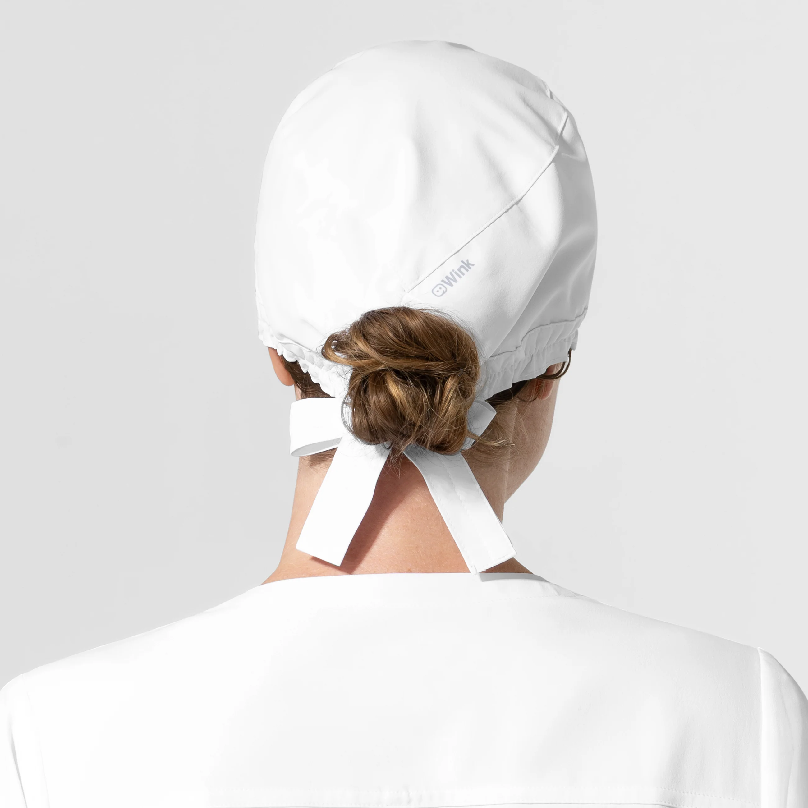 NURTUR Unisex Scrub Cap - White - Image 4