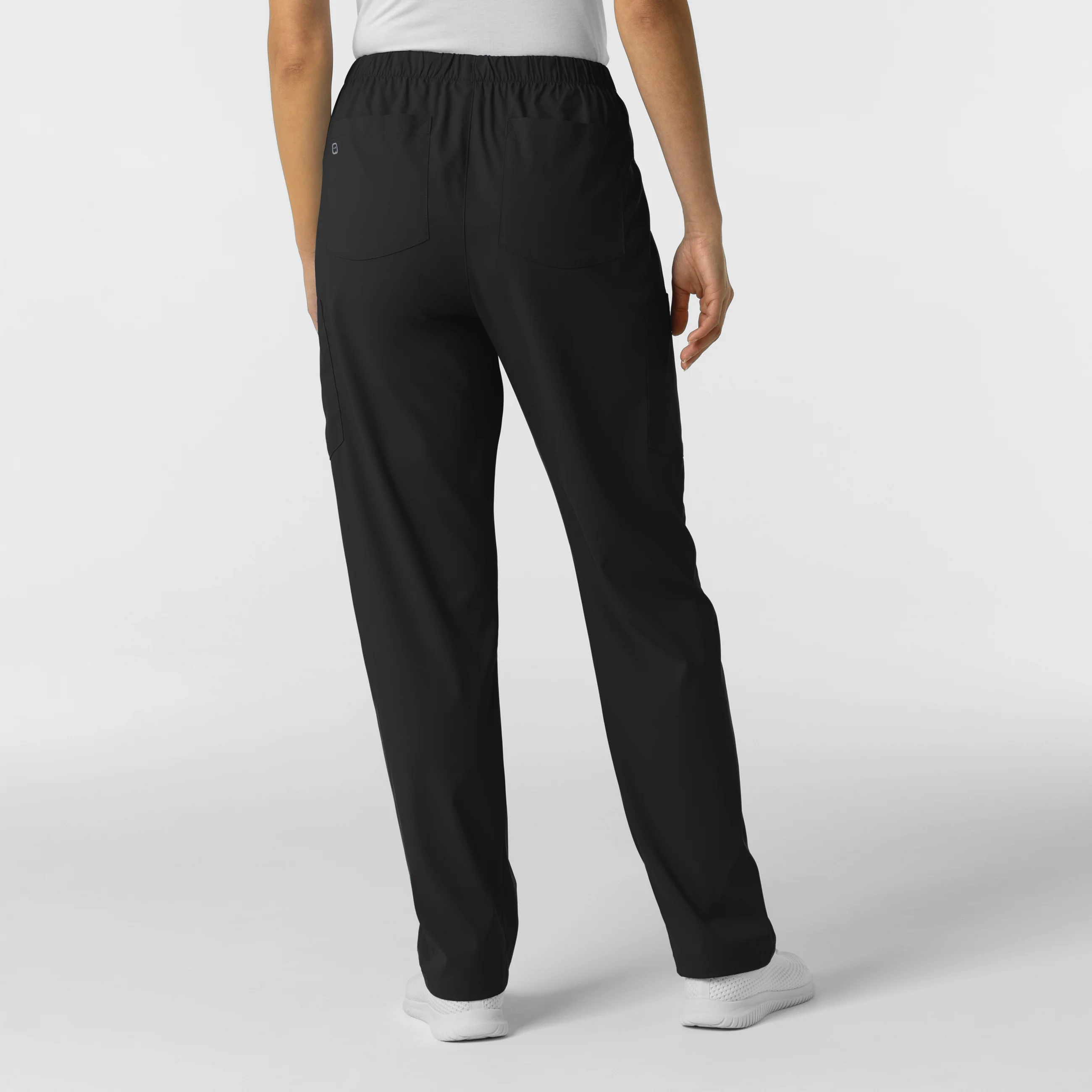 Boundless Unisex Straight Leg Scrub Pant - Black - Image 2