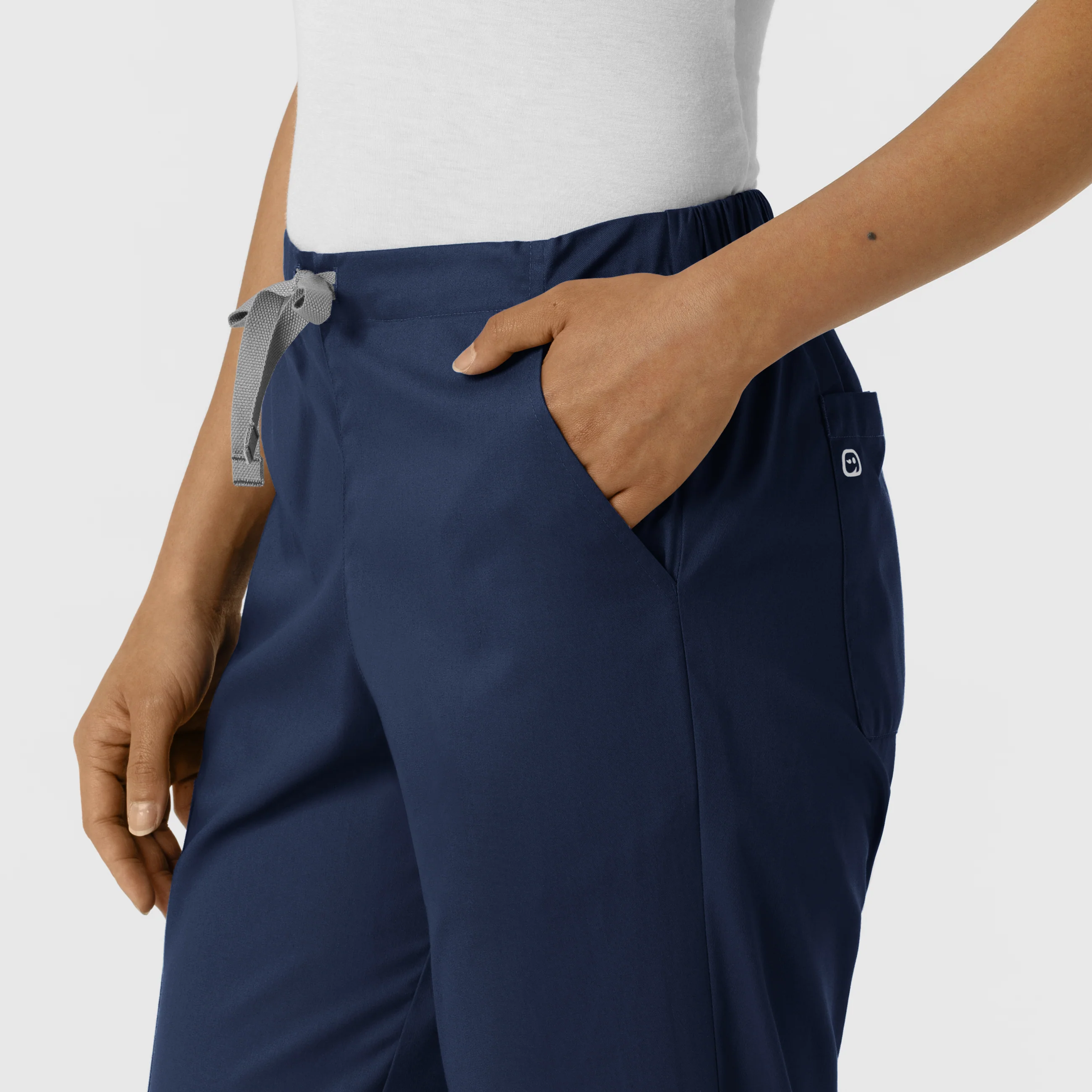 WORK Women's Cargo Jogger Scrub Pant - Navy - Image 6