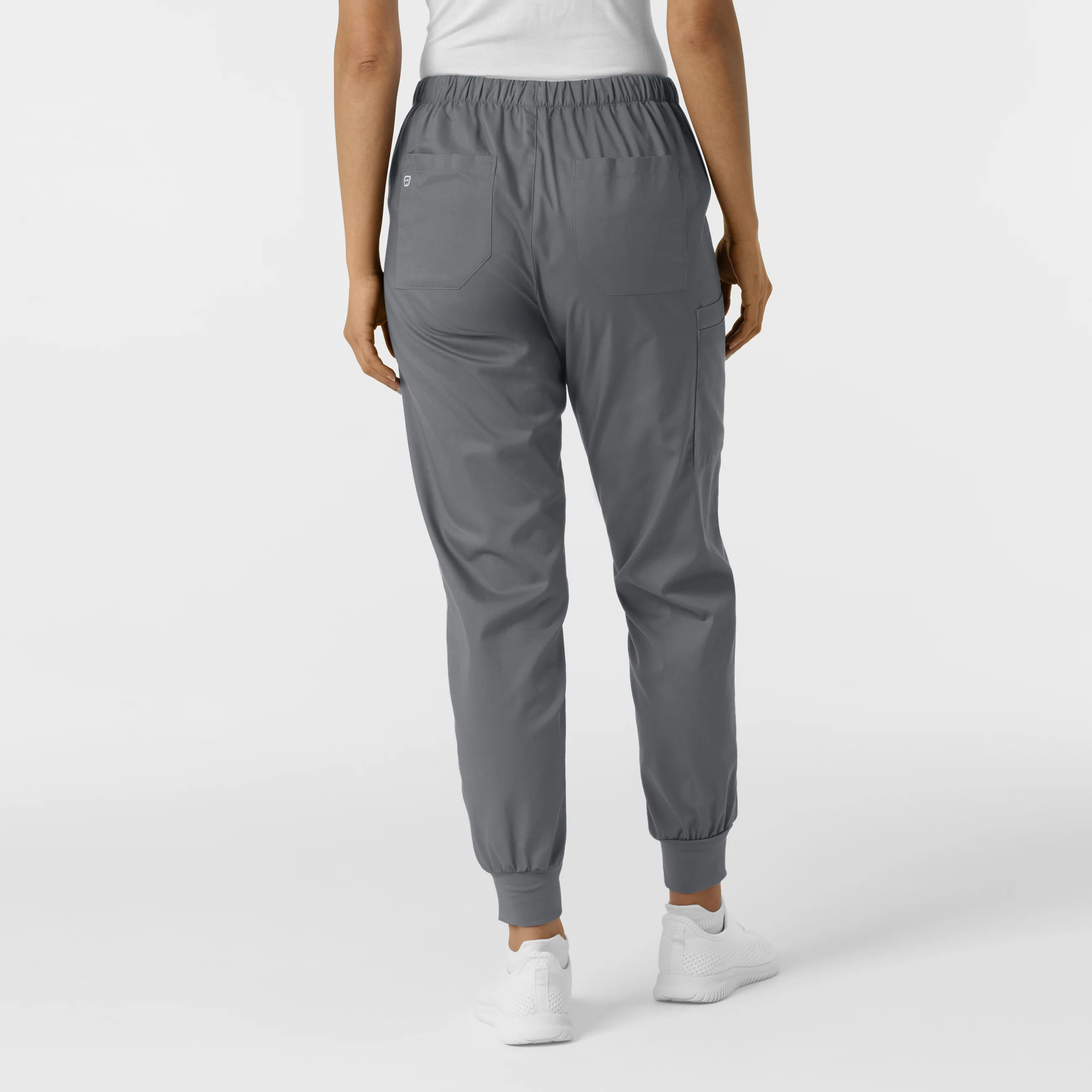WORK Women's Cargo Jogger Scrub Pant - Pewter - Image 2