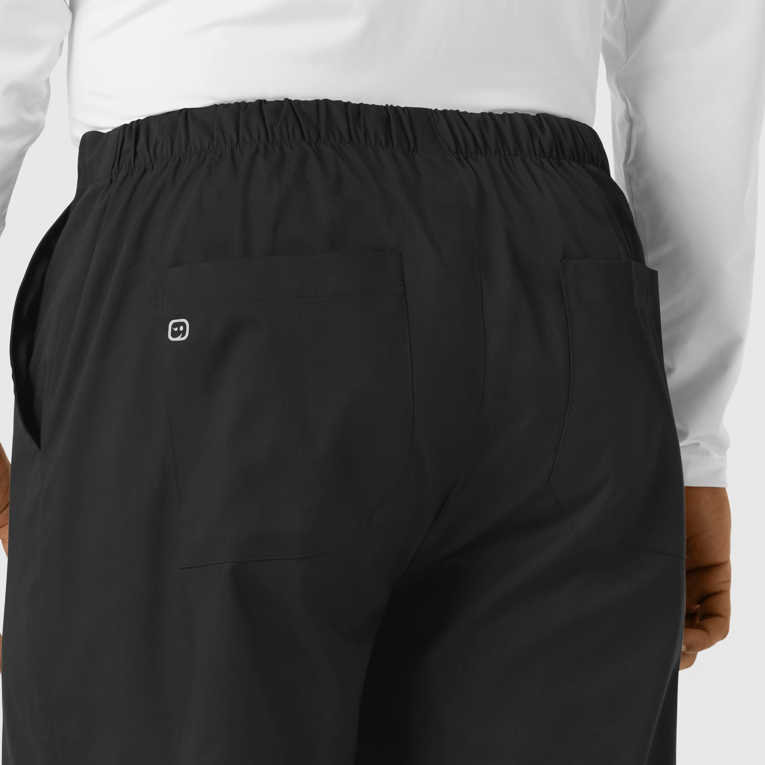 WORK Men's Cargo Jogger Scrub Pant - Black - Image 8