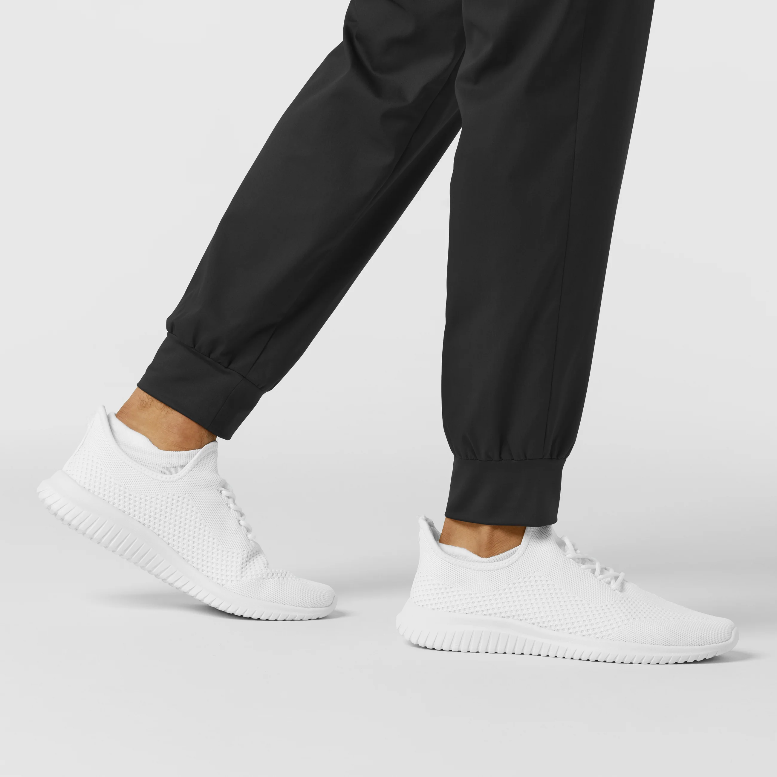 WORK Men's Cargo Jogger Scrub Pant - Black - Image 9