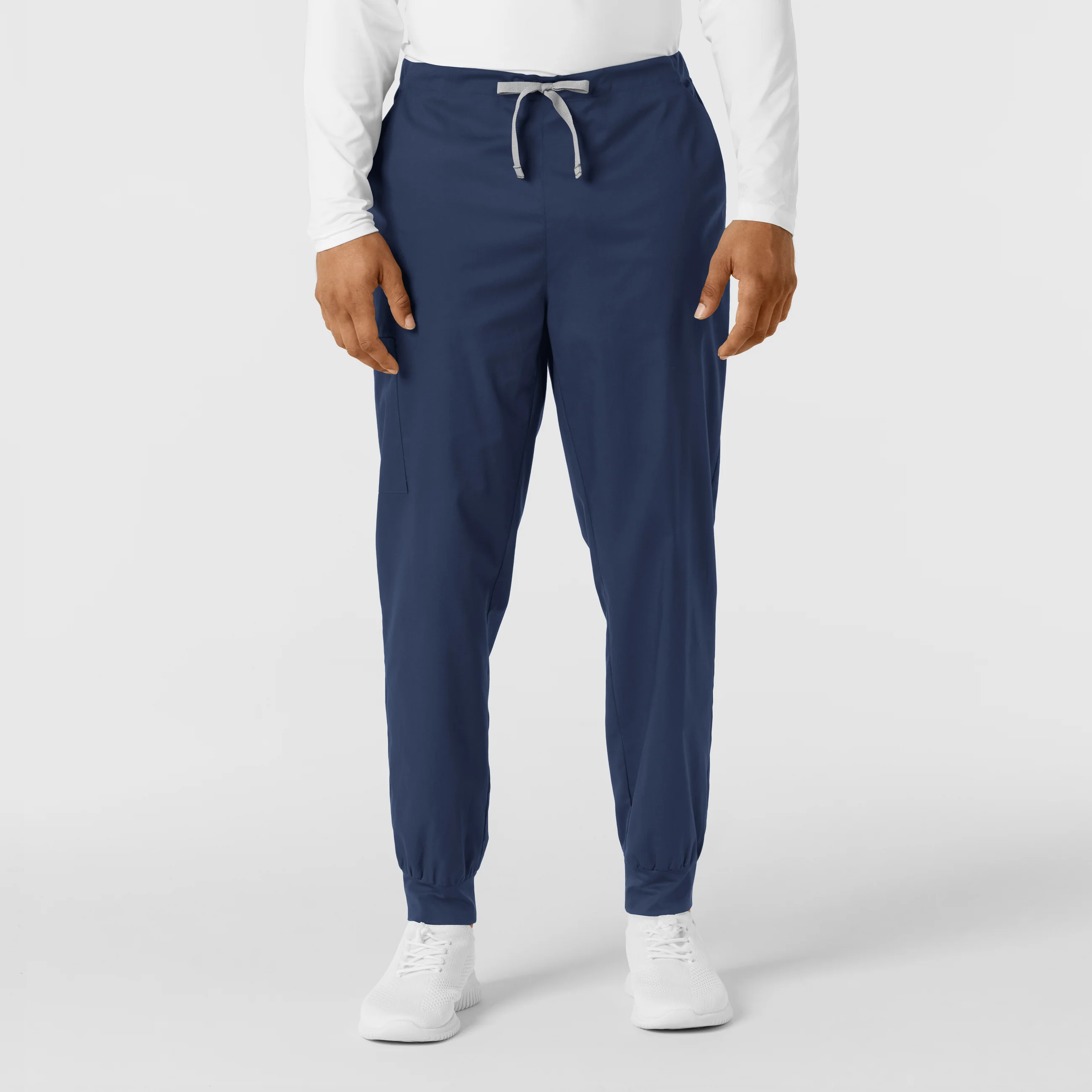 WORK Men's Cargo Jogger Scrub Pant - Navy