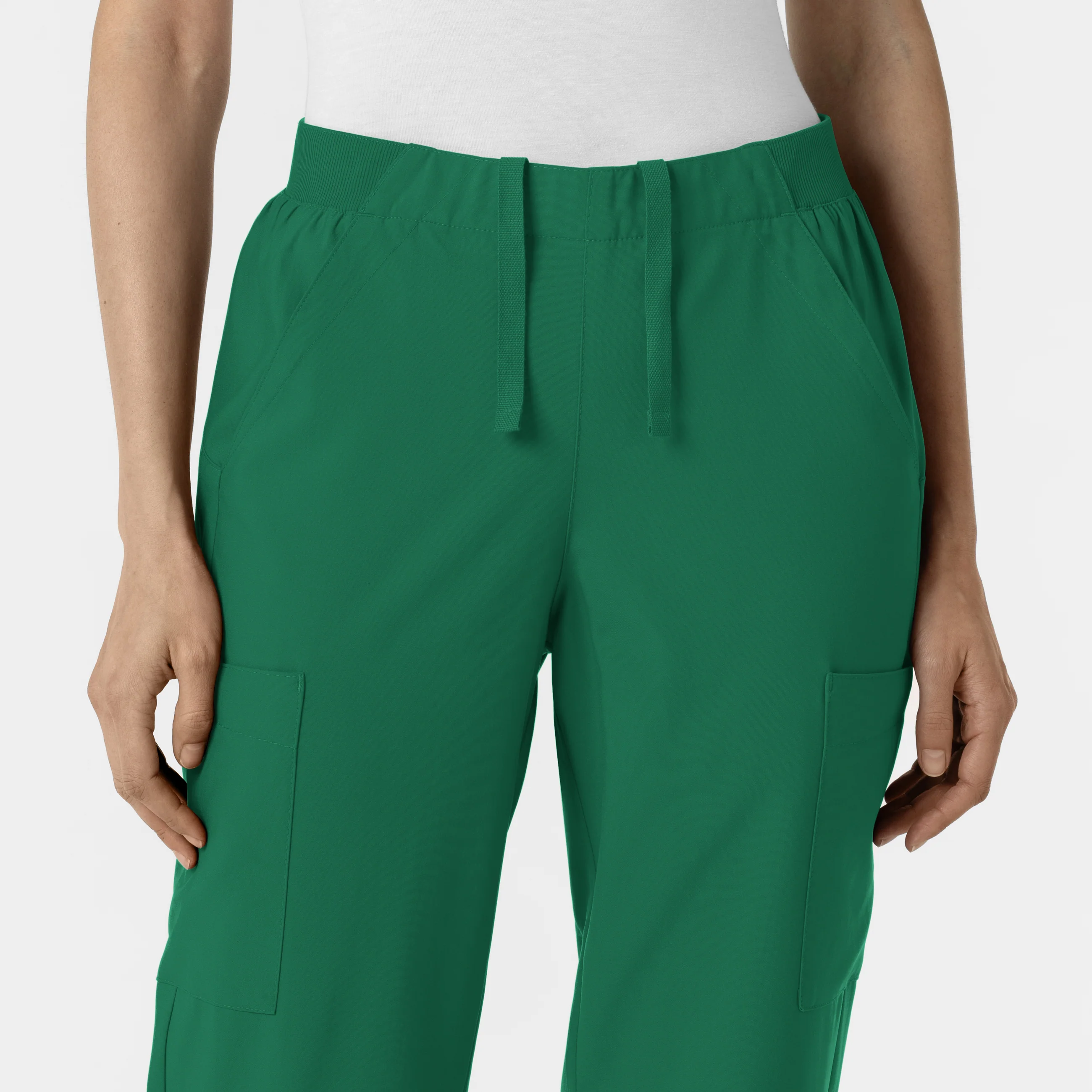 W123 Women's Cargo Utility Scrub Pant - Hunter - Image 6