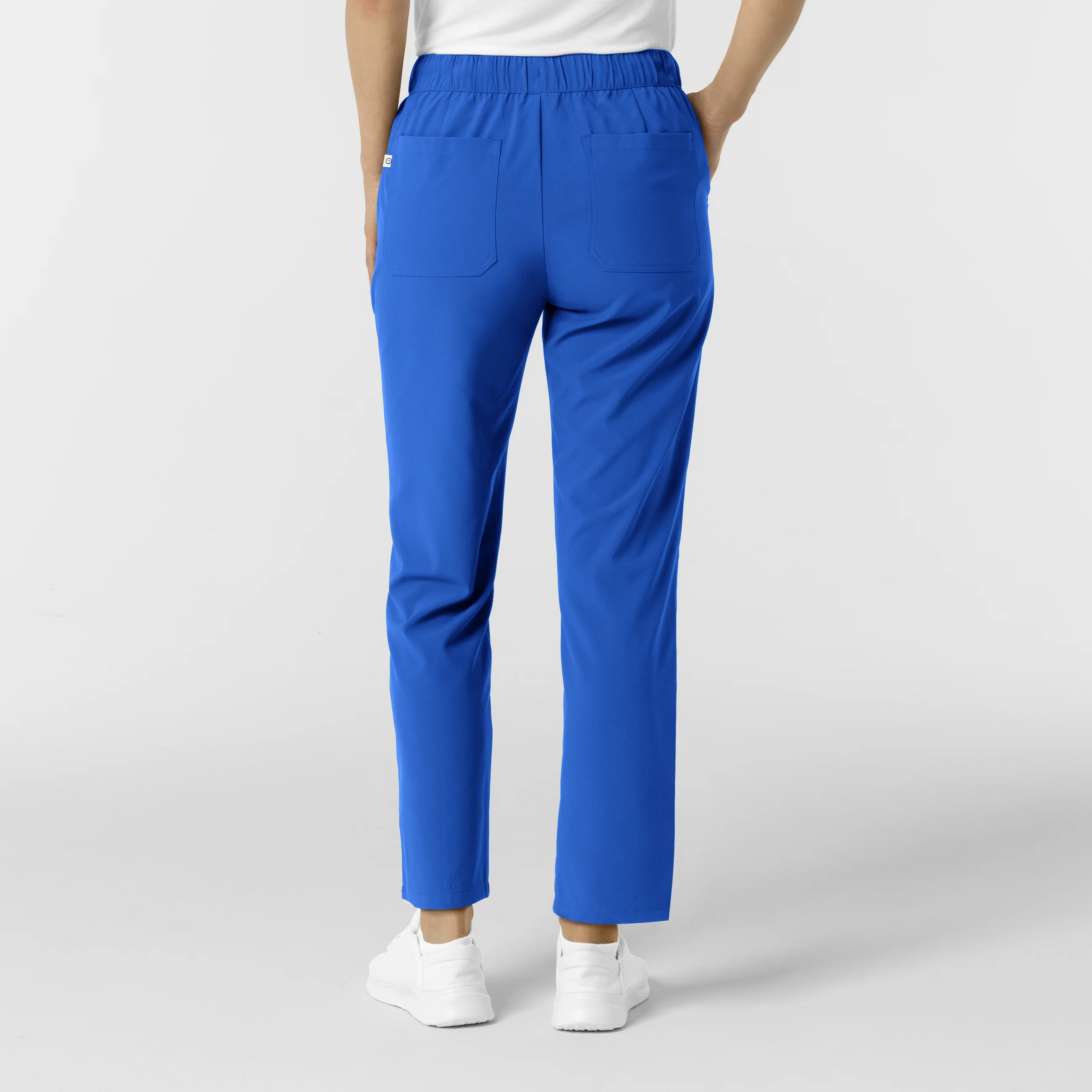 RENEW Women's Tapered Ankle Scrub Trouser - Royal - Image 2