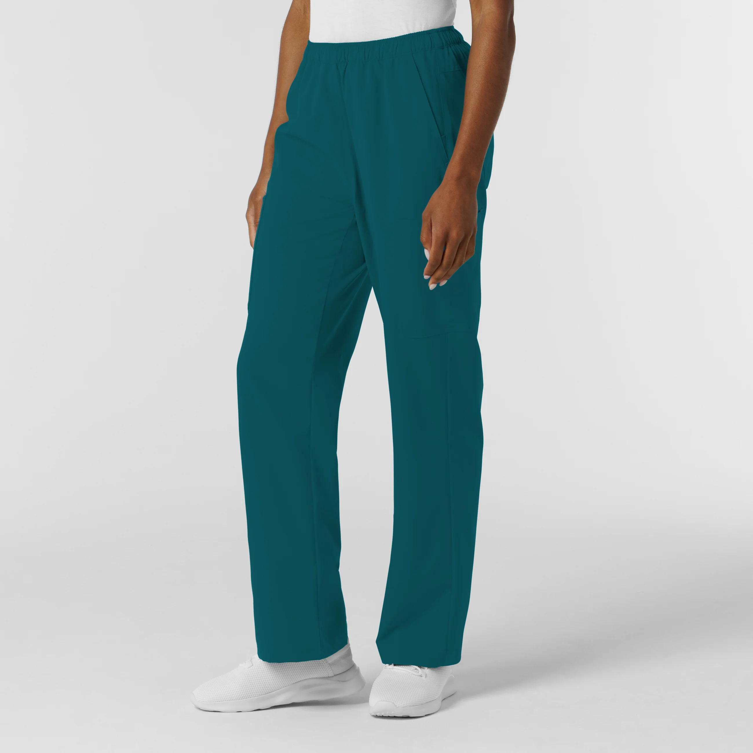 NURTUR Women's Straight Leg Cargo Scrub Pant - Caribbean - Image 4