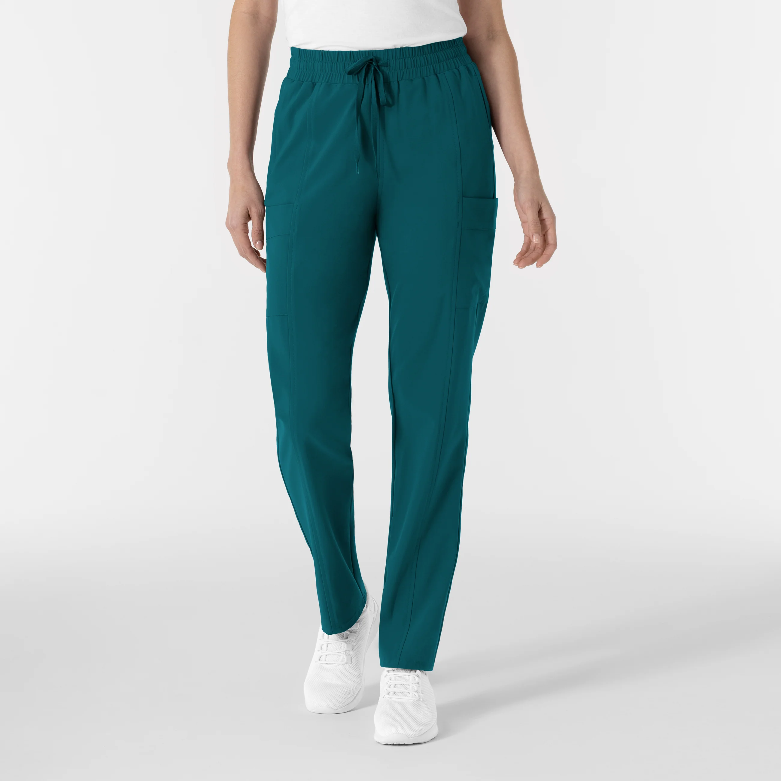 RENEW Women’s High Waist Tapered Scrub Pant - Caribbean - Image 4