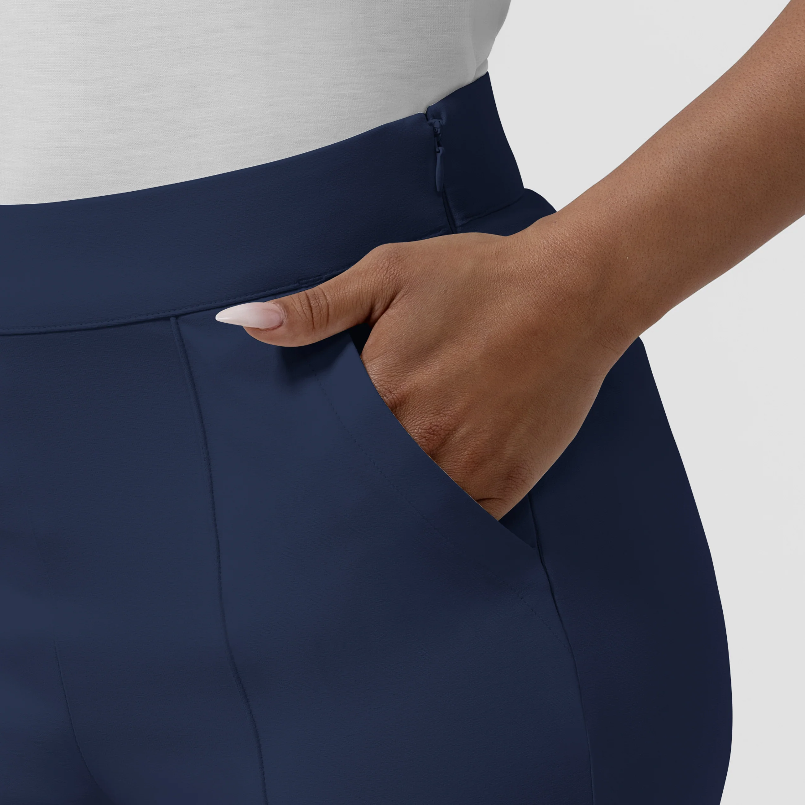 BLK Women’s Bootcut Flare Pant - Navy - Image 6