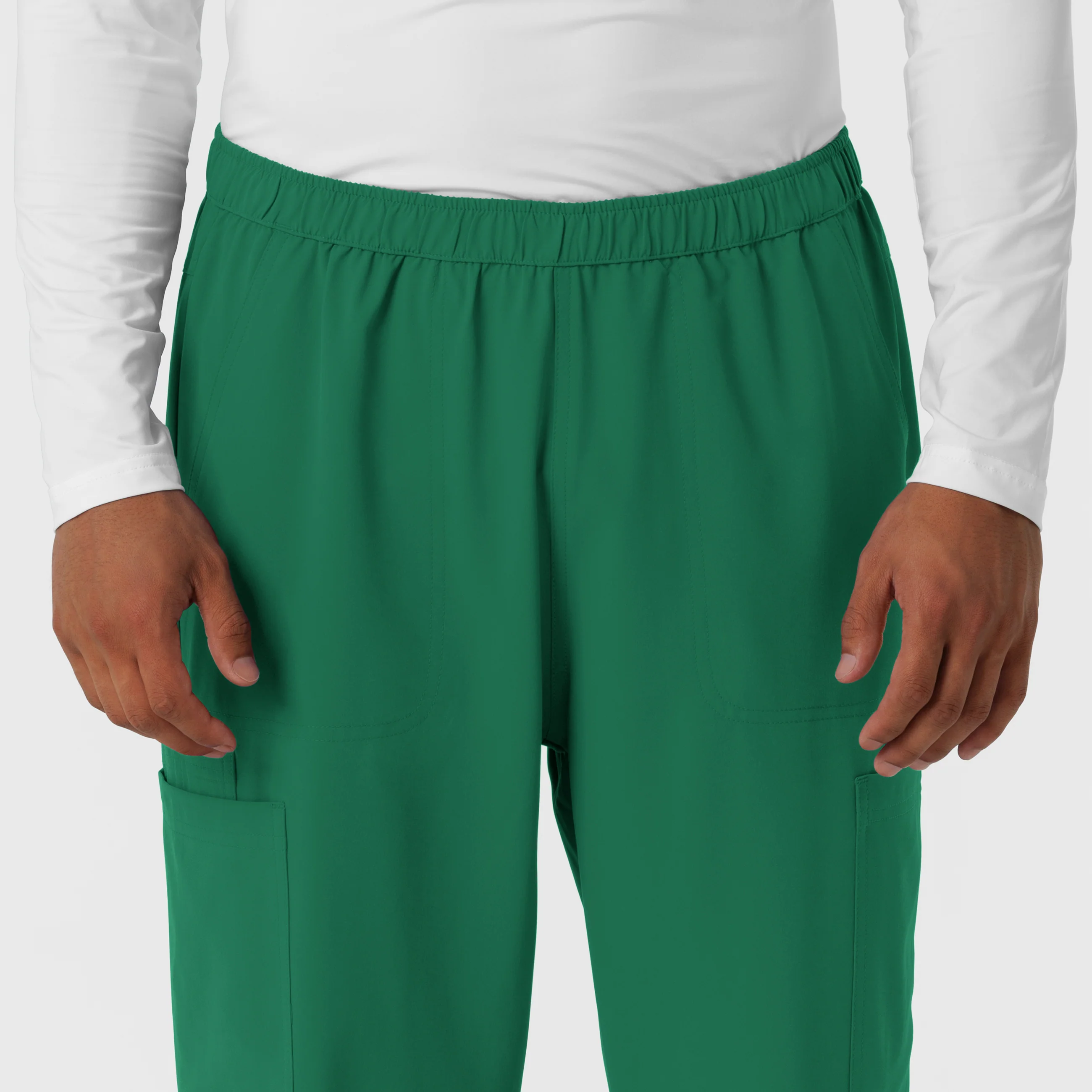 NURTUR Men's Straight Leg Cargo Scrub Pant - Hunter - Image 5