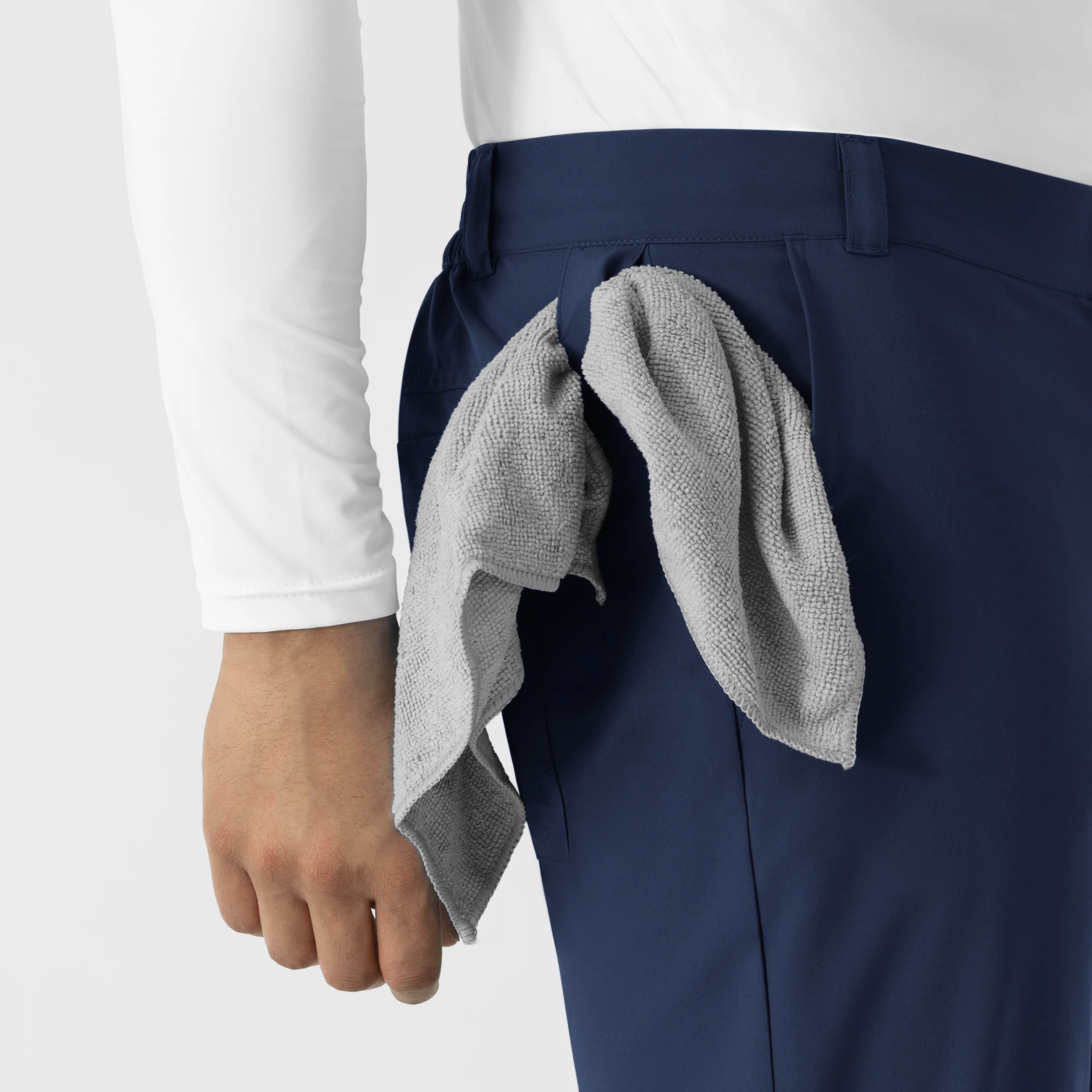NURTUR Men’s Scrub Chino Pant - Navy - Image 7
