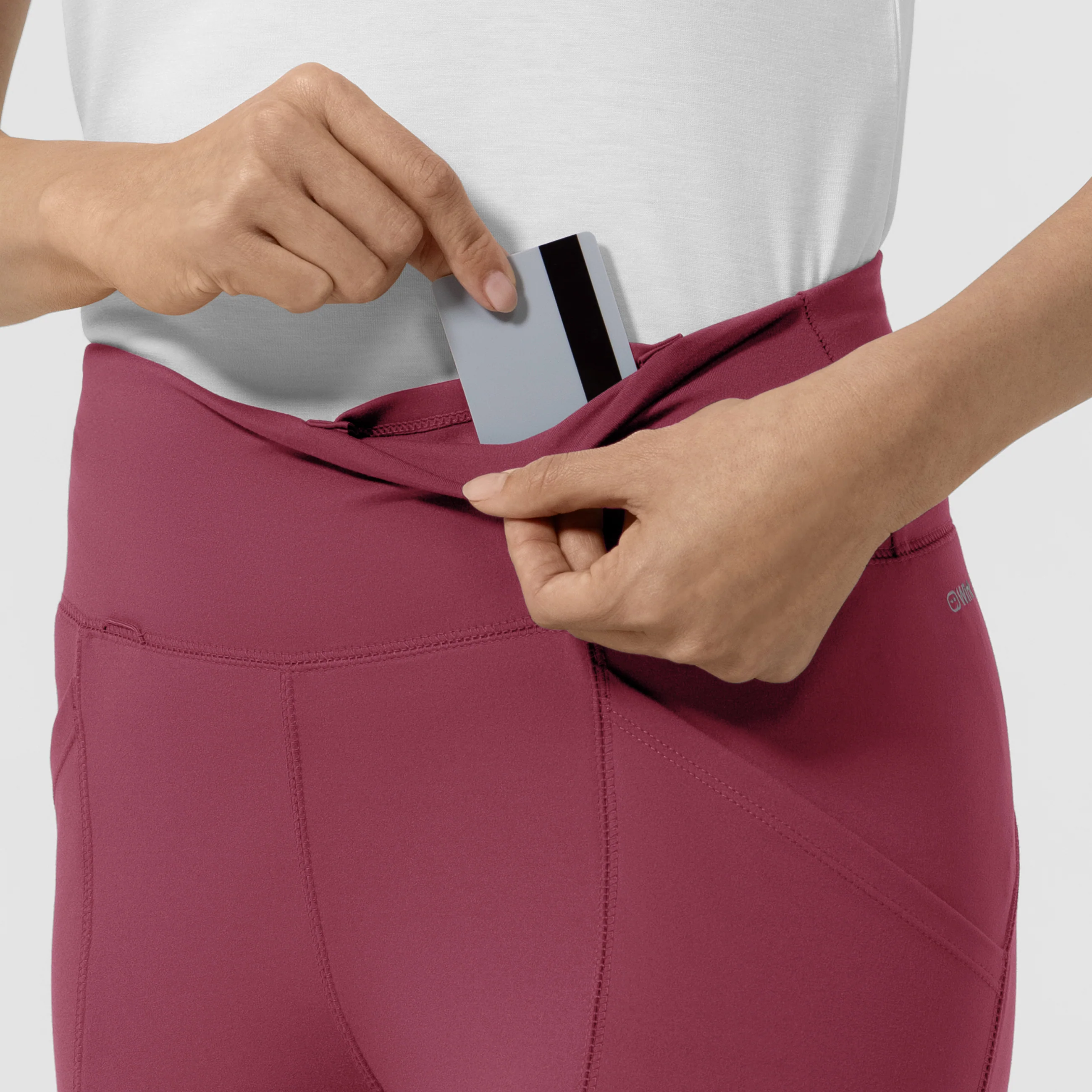 RENEW Knit Women's Straight Leg Yoga Pant - Carnation - Image 5