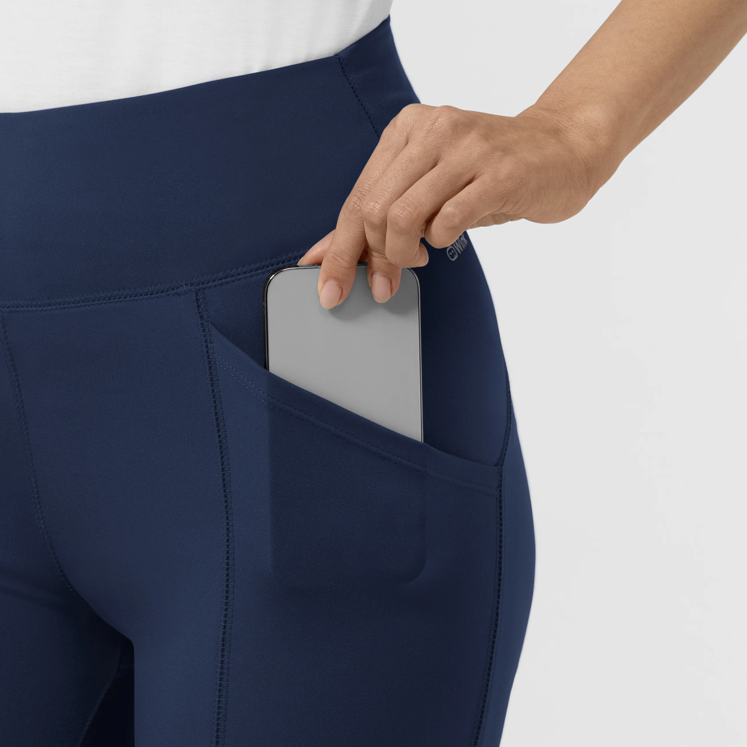 RENEW Knit Women's Straight Leg Yoga Pant - Navy - Image 7