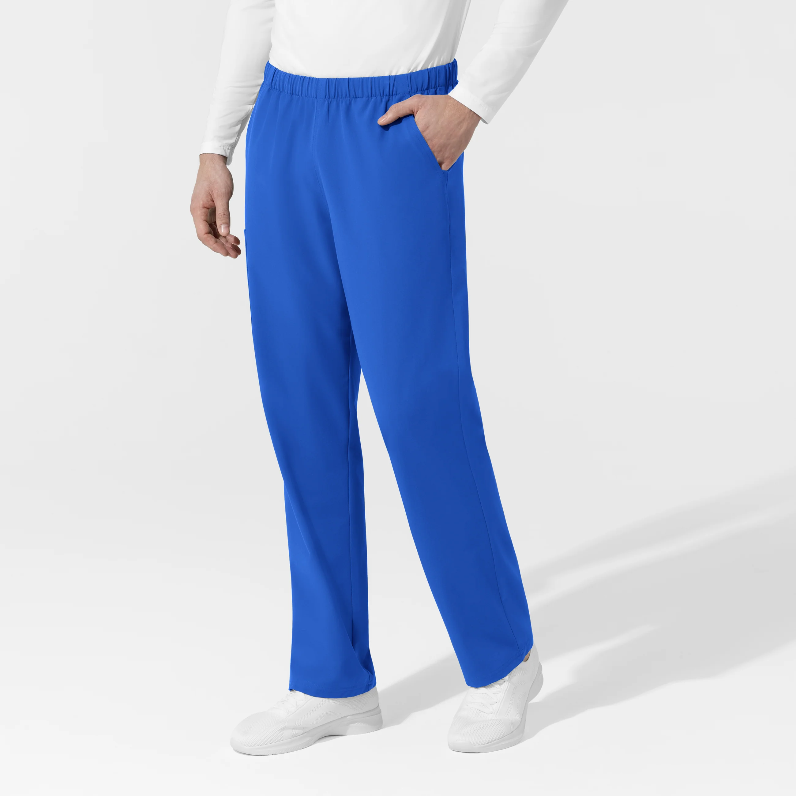 NURTUR Unisex Straight Leg Cargo Scrub Pant - Royal - Image 4