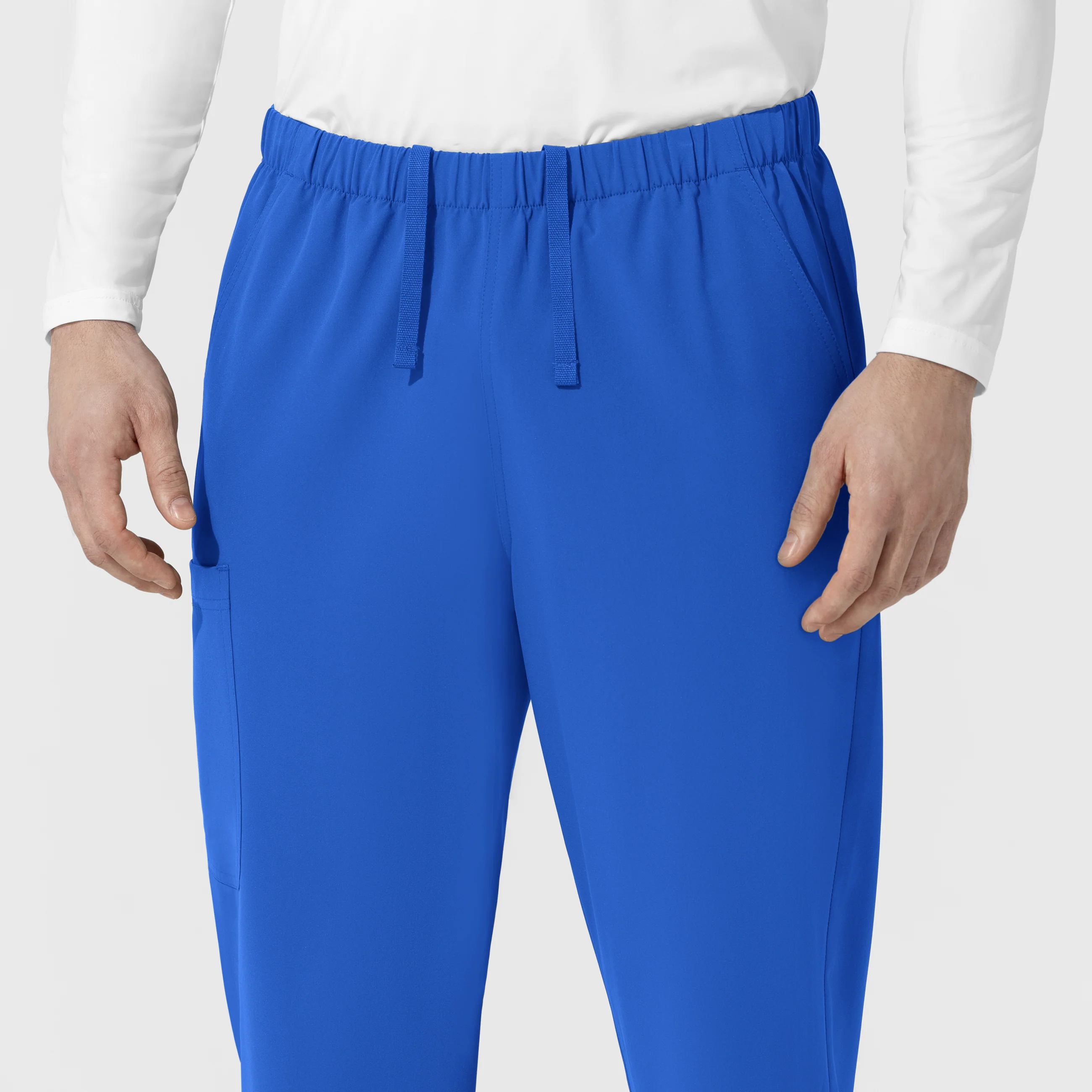 NURTUR Unisex Straight Leg Cargo Scrub Pant - Royal - Image 9