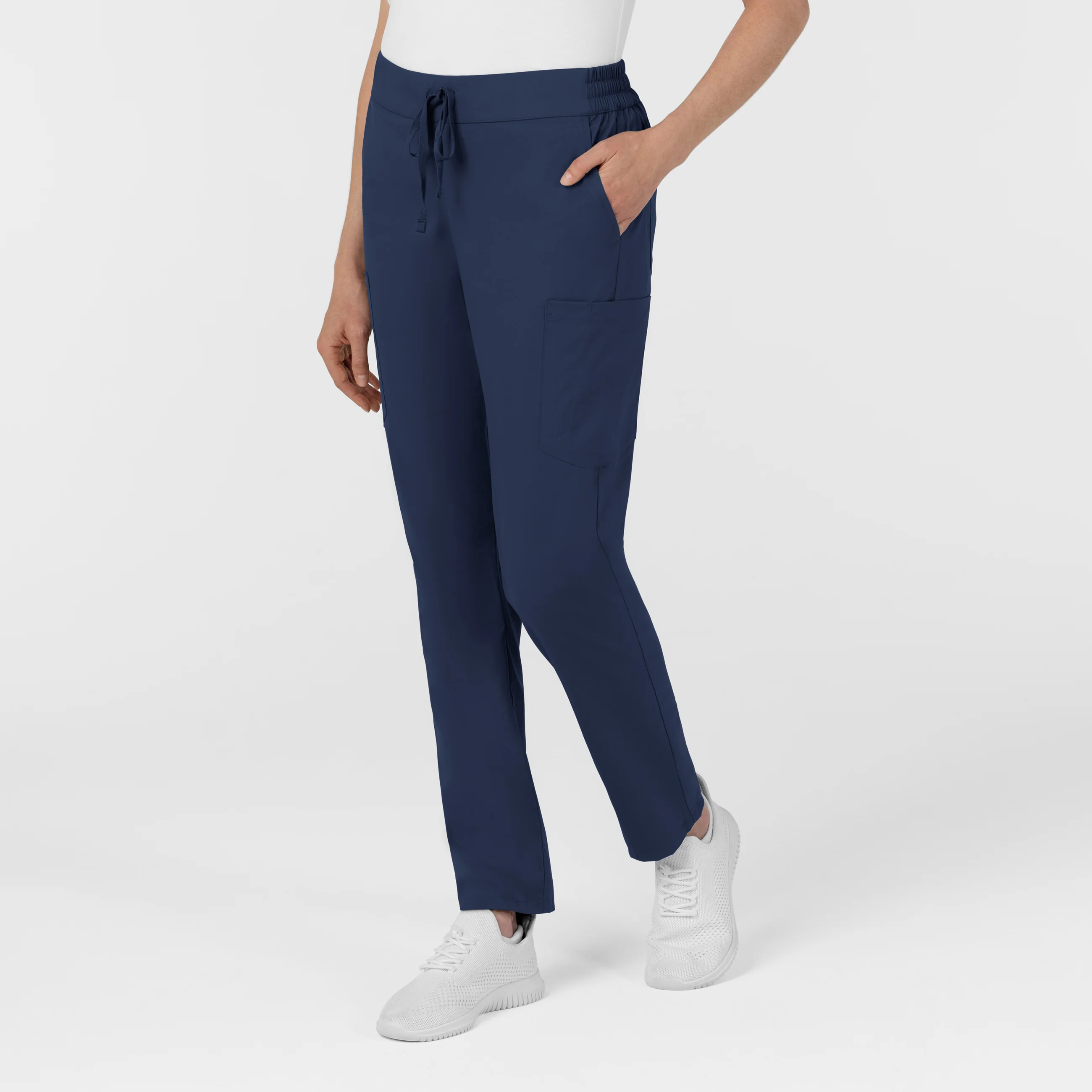 Boundless Women’s High Rise Tapered Scrub Pant - Navy - Image 4