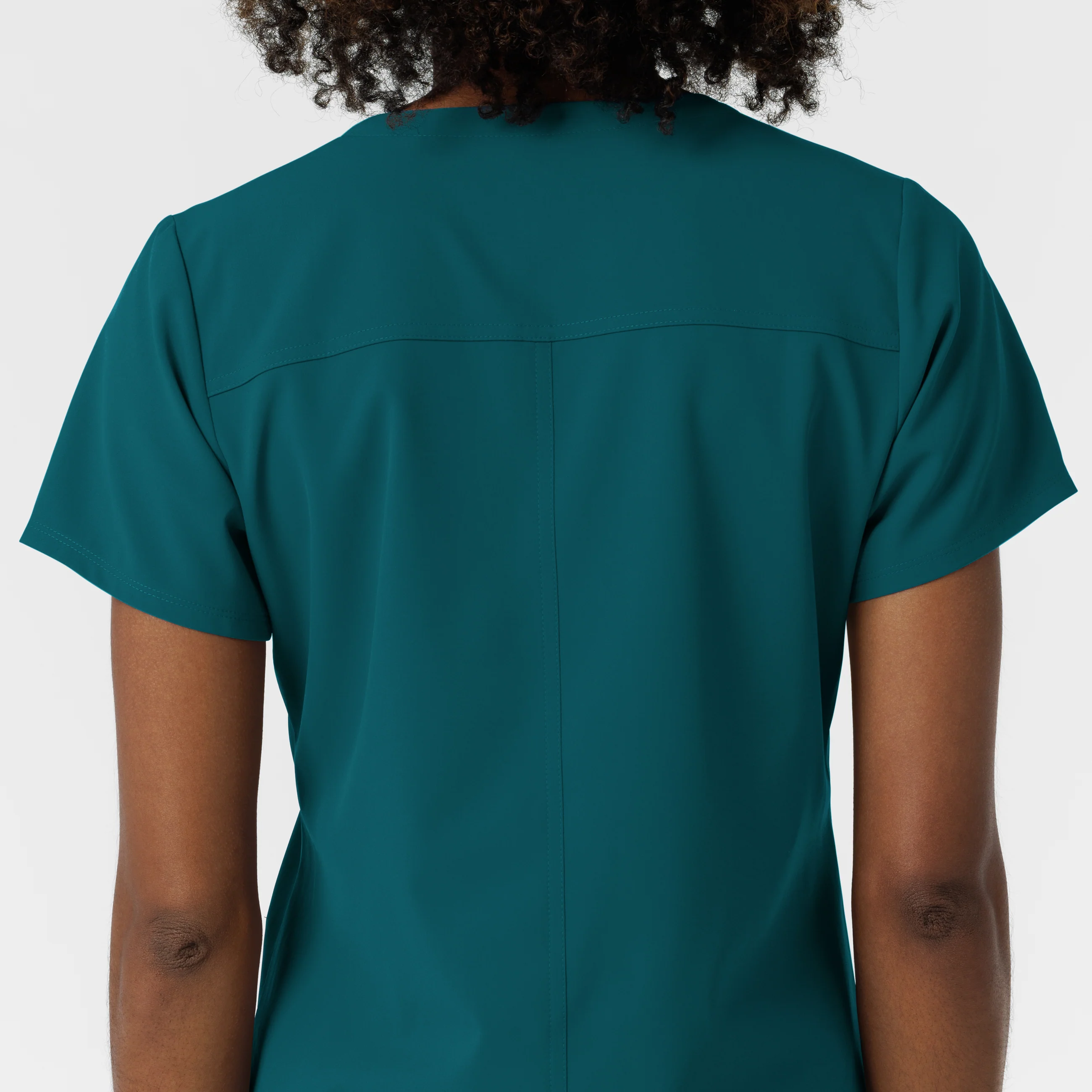 NURTUR Women's V-Neck Scrub Top - Caribbean - Image 11