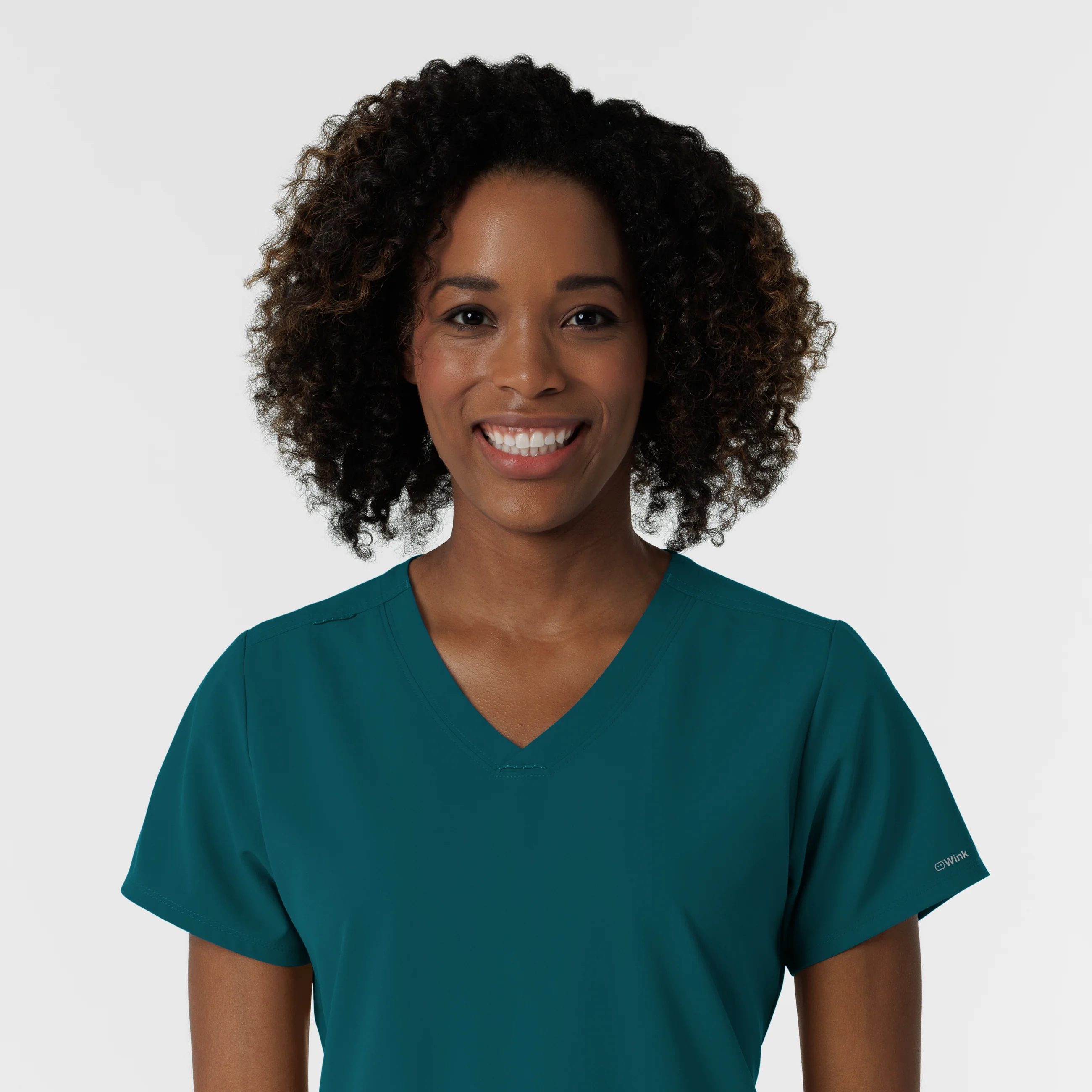 NURTUR Women's V-Neck Scrub Top - Caribbean - Image 5