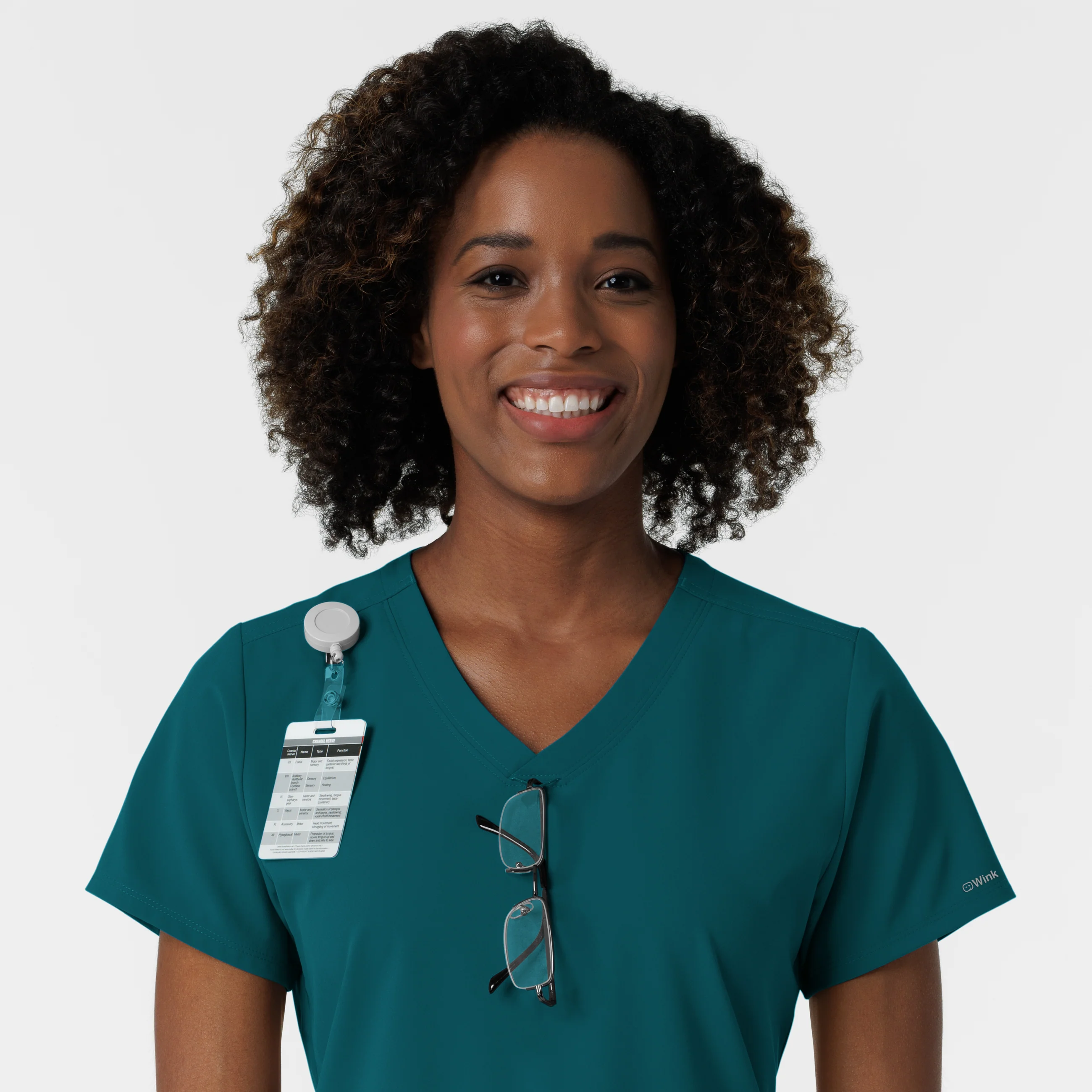 NURTUR Women's V-Neck Scrub Top - Caribbean - Image 6