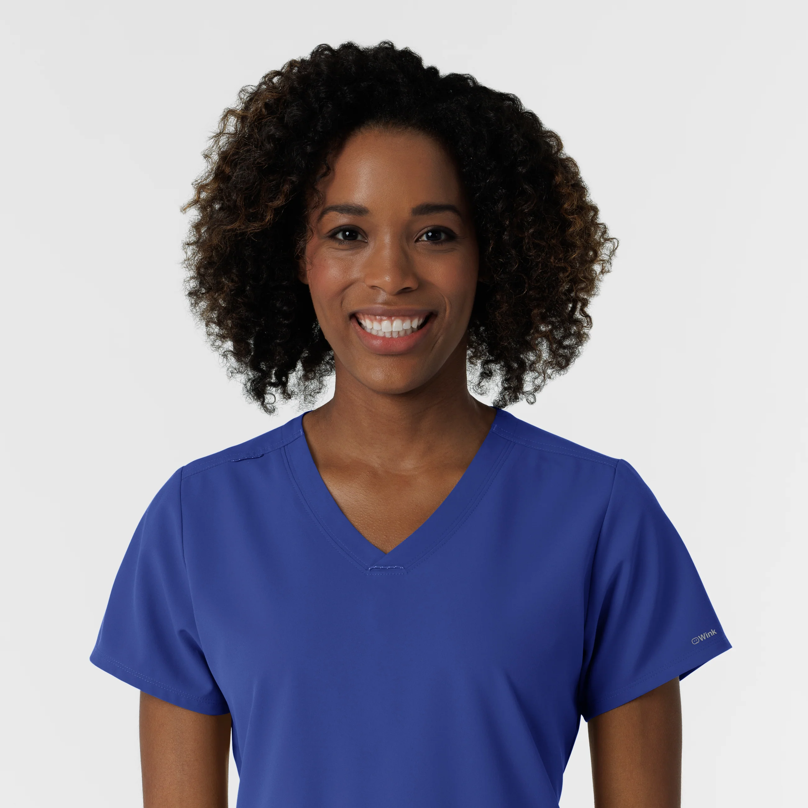 NURTUR Women's V-Neck Scrub Top - Galaxy Blue - Image 5