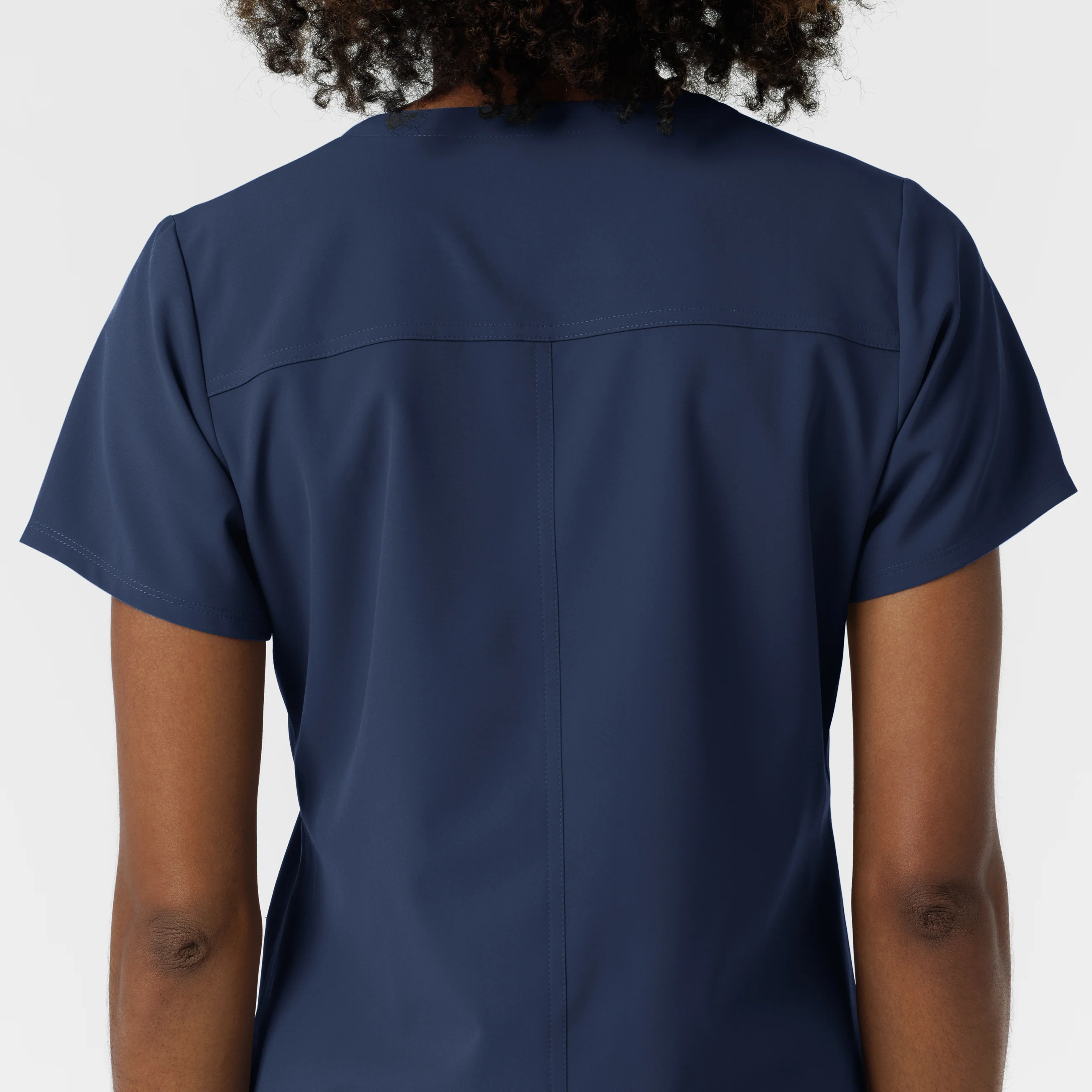 NURTUR Women's V-Neck Scrub Top - Navy - Image 11