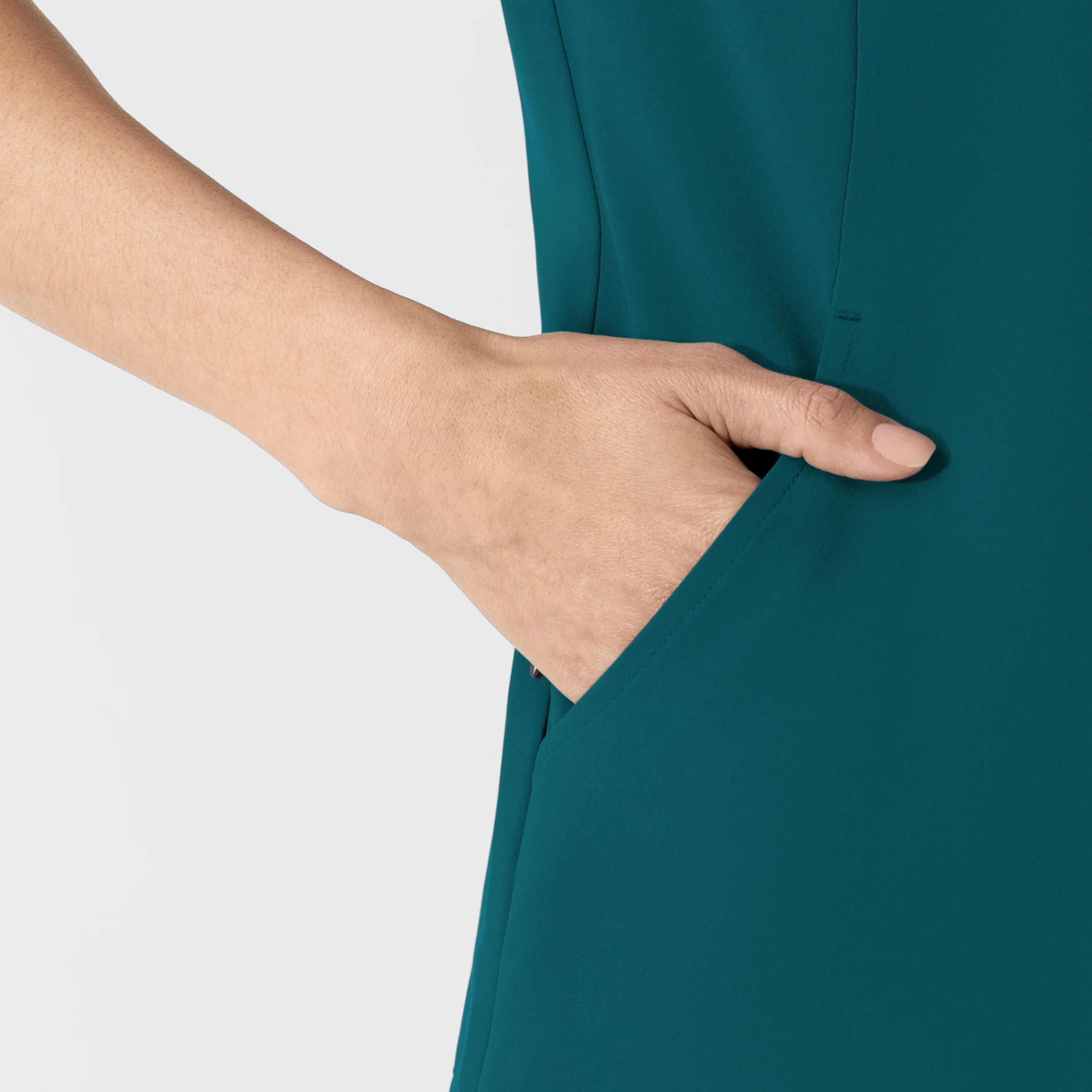 RENEW Women's V-Neck Scrub Top - Caribbean - Image 8