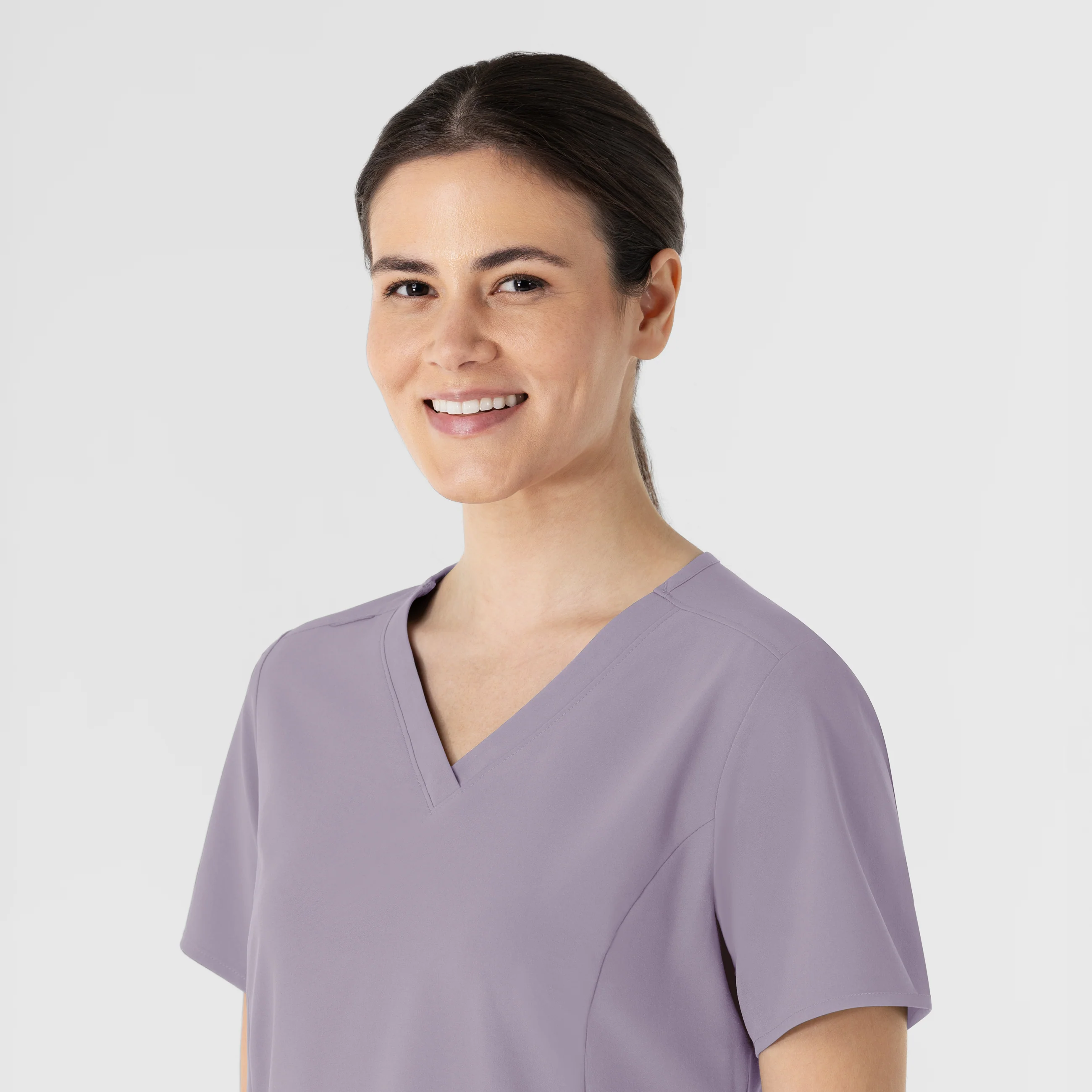 RENEW Women's V-Neck Scrub Top - Wisteria - Image 10