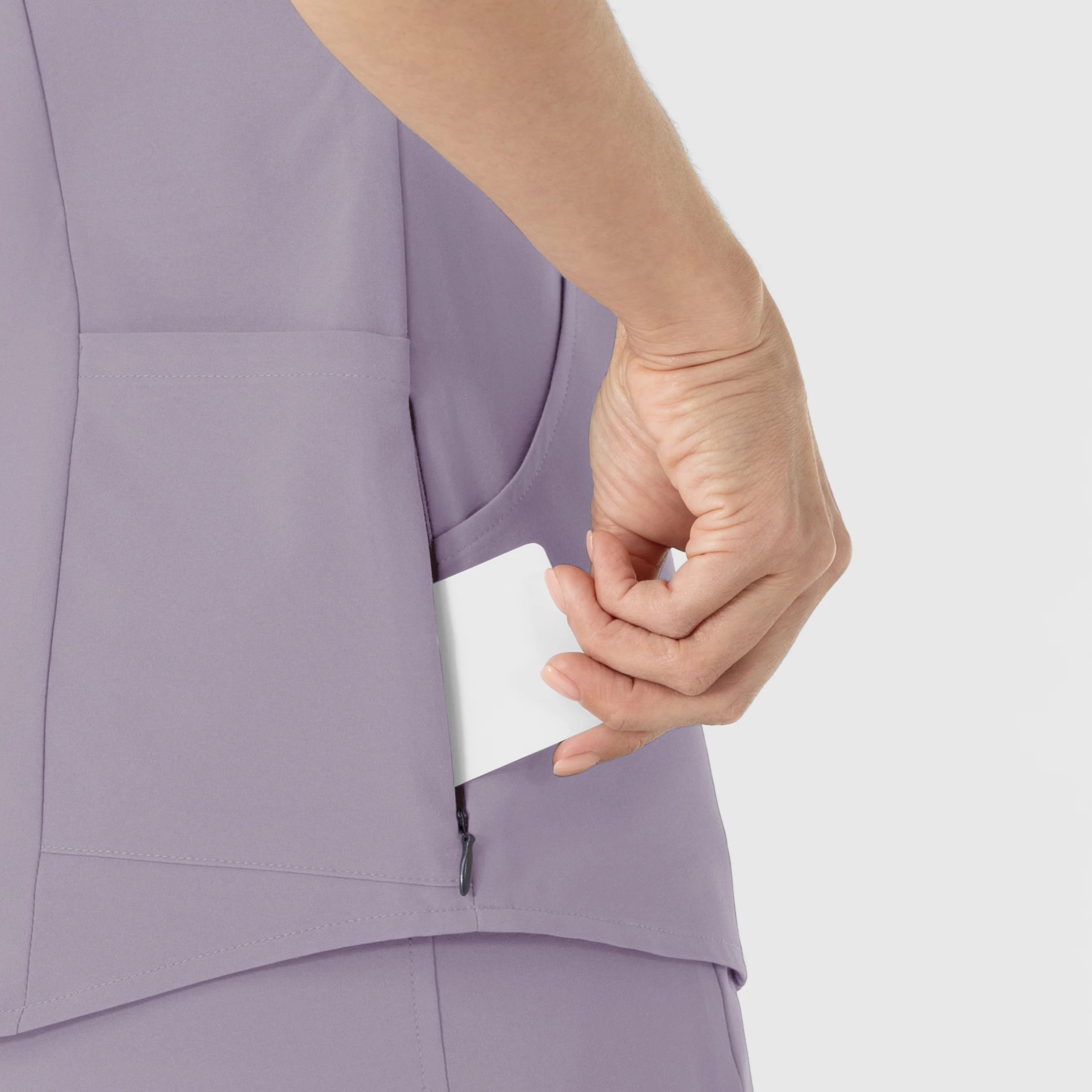 RENEW Women's V-Neck Scrub Top - Wisteria - Image 7