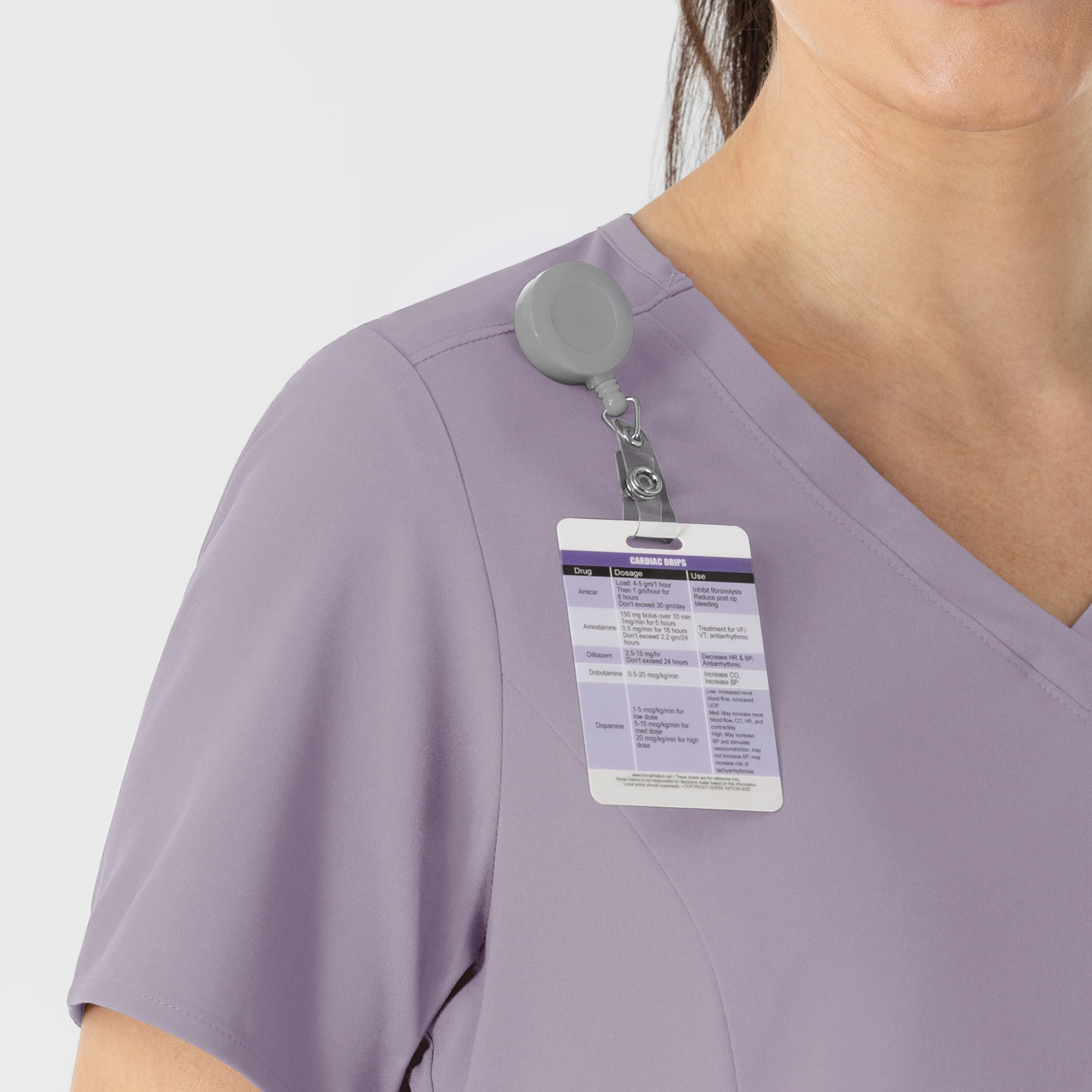 RENEW Women's V-Neck Scrub Top - Wisteria - Image 9