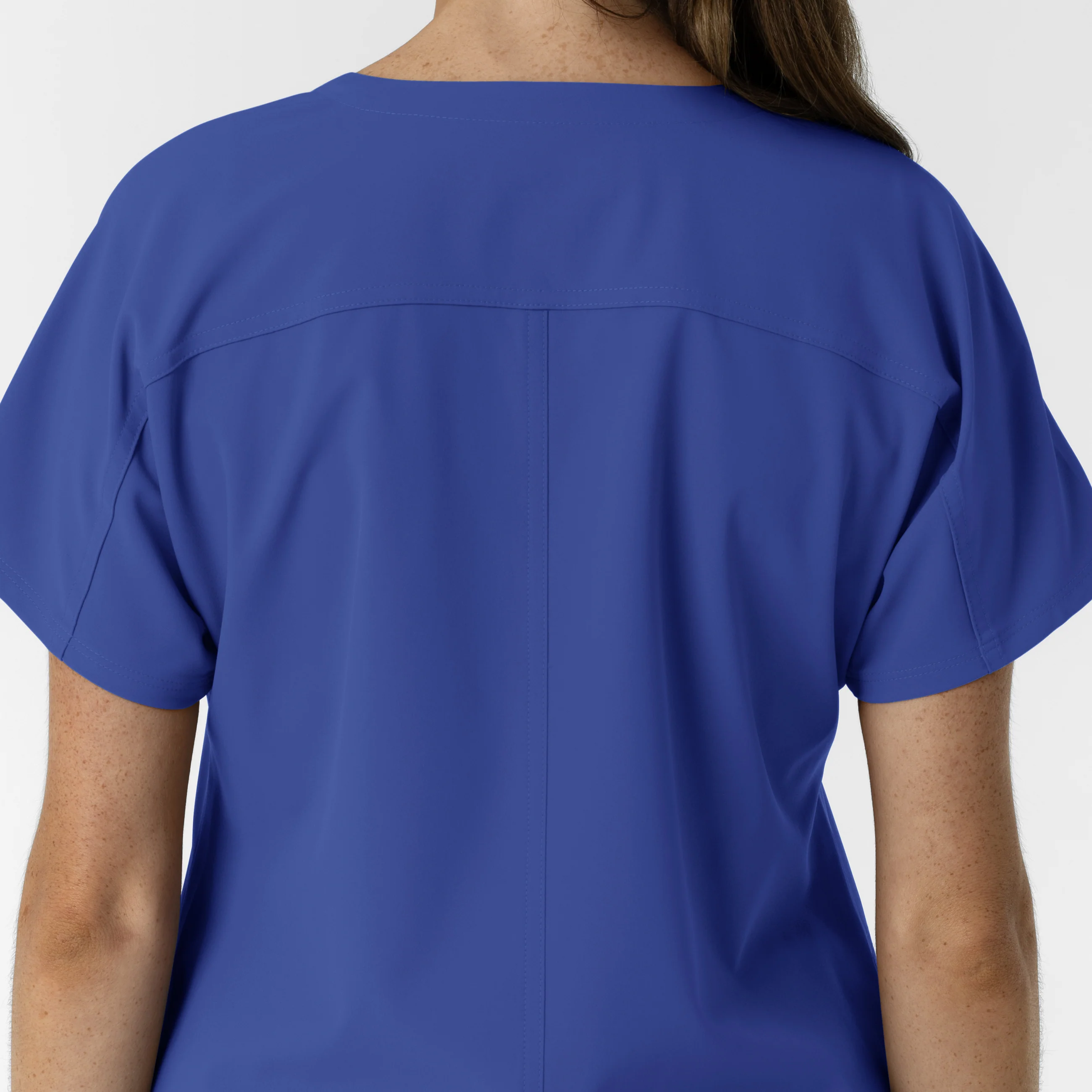 NURTUR Women's Drop Shoulder Tunic Scrub Top - Galaxy Blue - Image 10