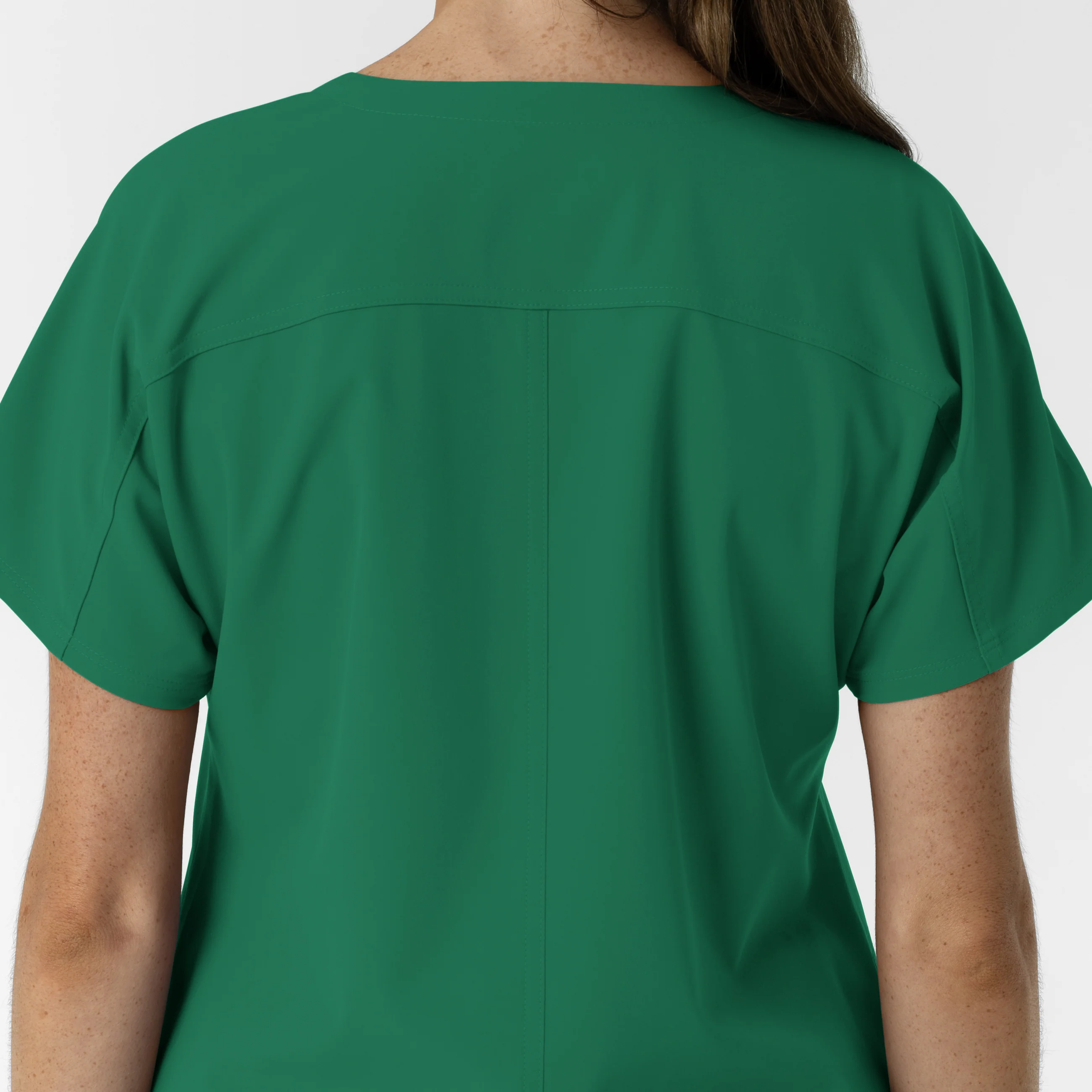 NURTUR Women's Drop Shoulder Tunic Scrub Top - Hunter - Image 10