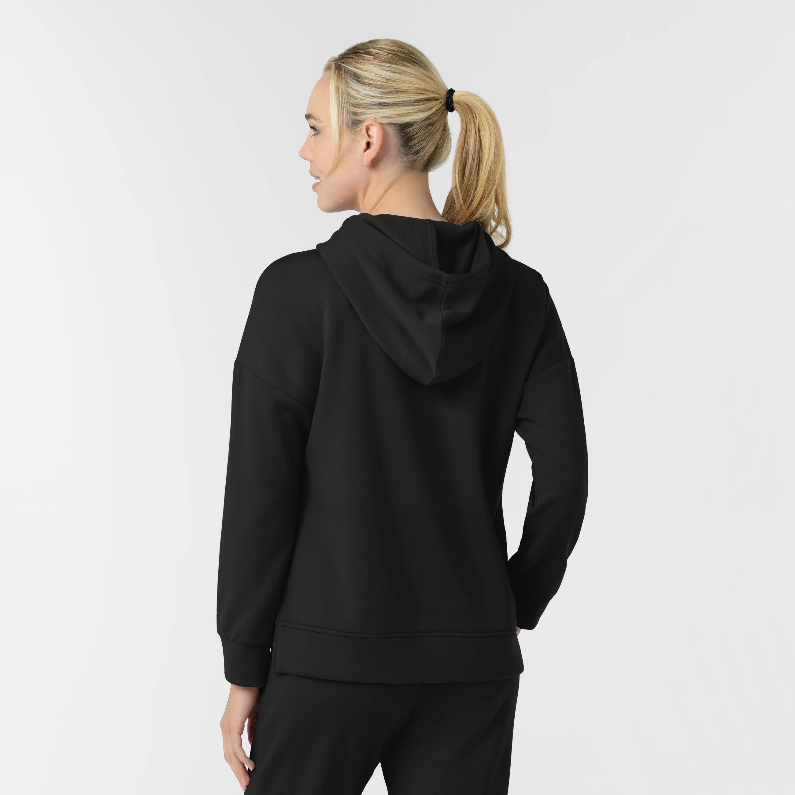 Unwind & Lounge Women's Fleece Hoodie - Black - Image 3