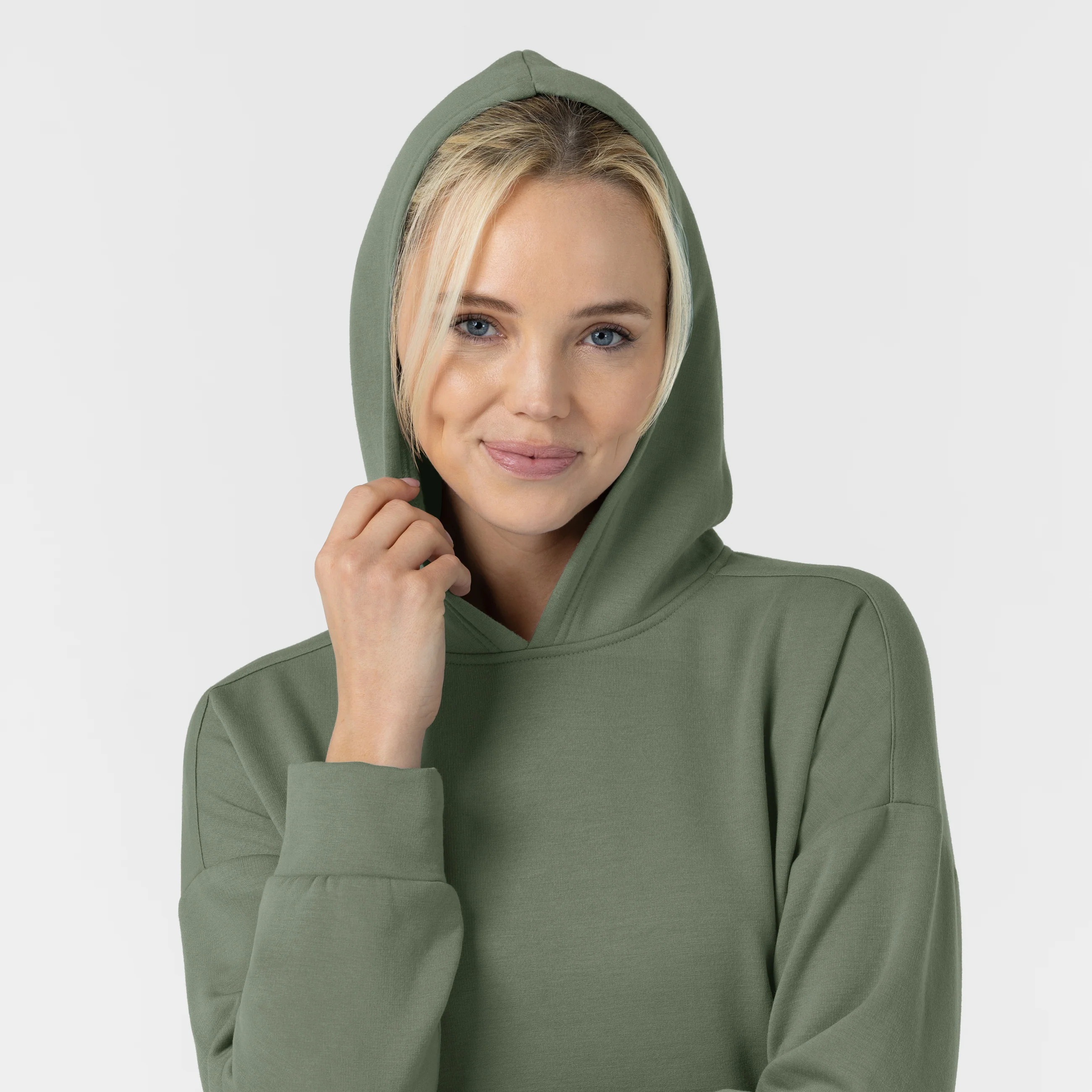Unwind & Lounge Women's Fleece Hoodie - Sage - Image 6
