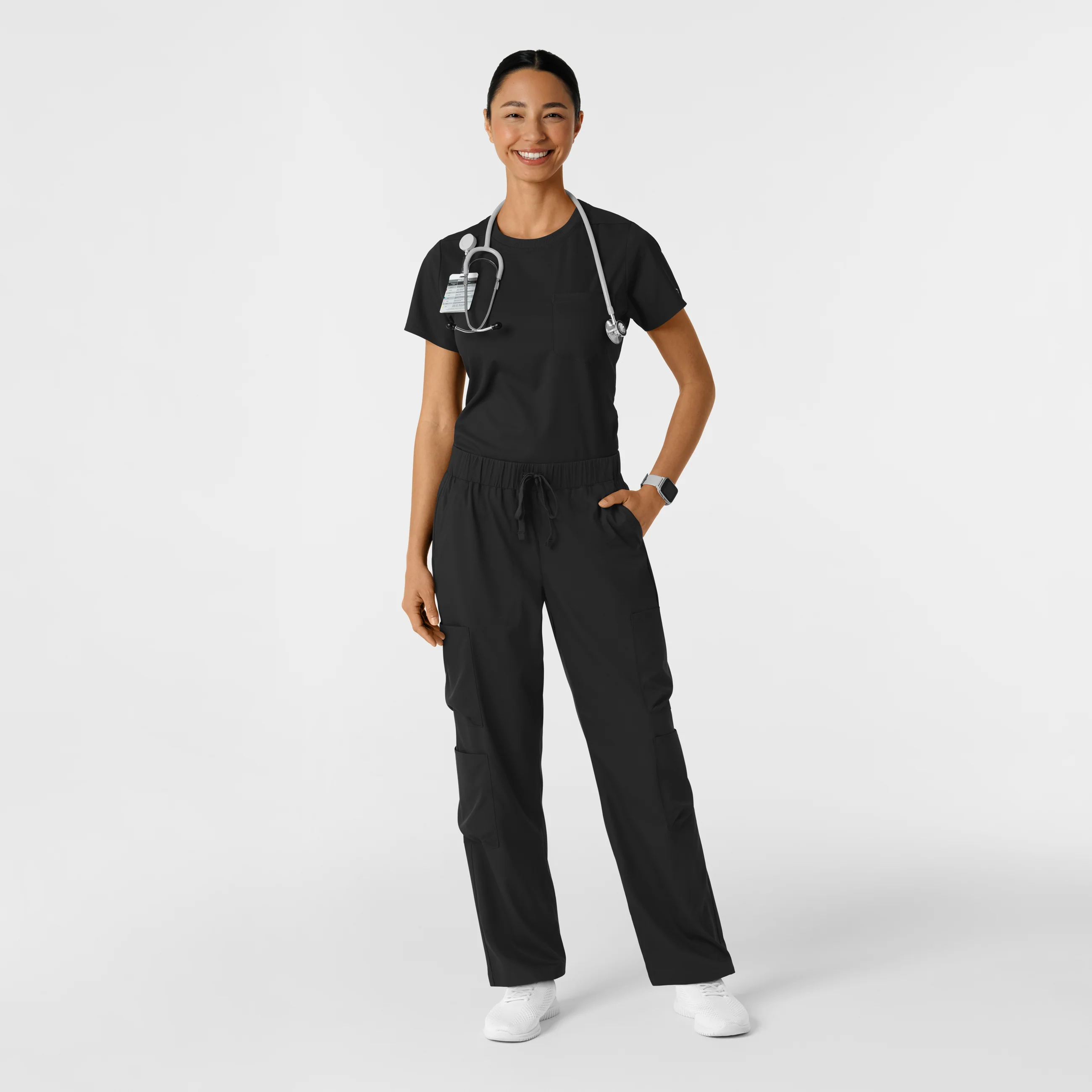 Boundless Women's Classic Scrub Tee - Black - Image 3