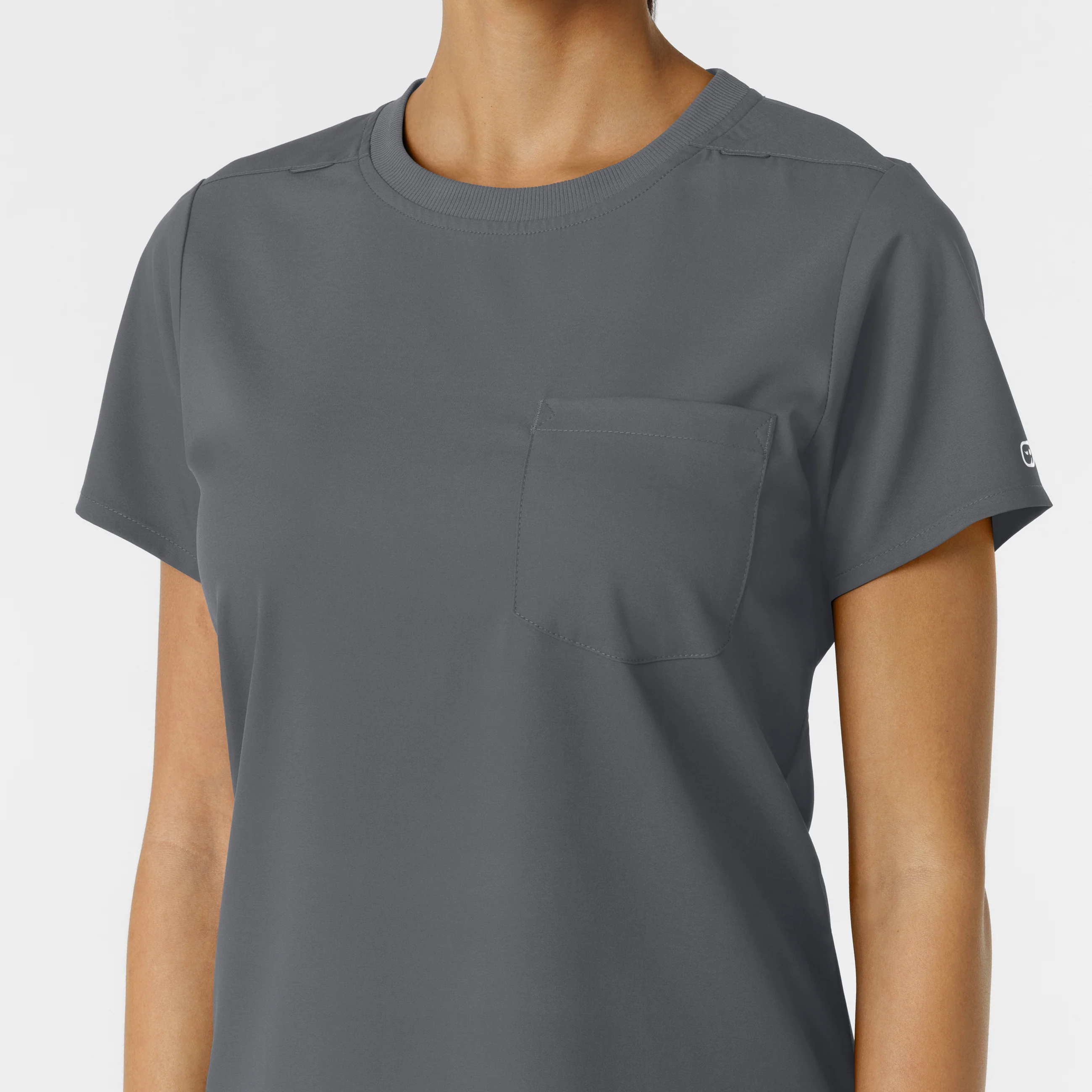 Boundless Women's Classic Scrub Tee - Pewter - Image 6