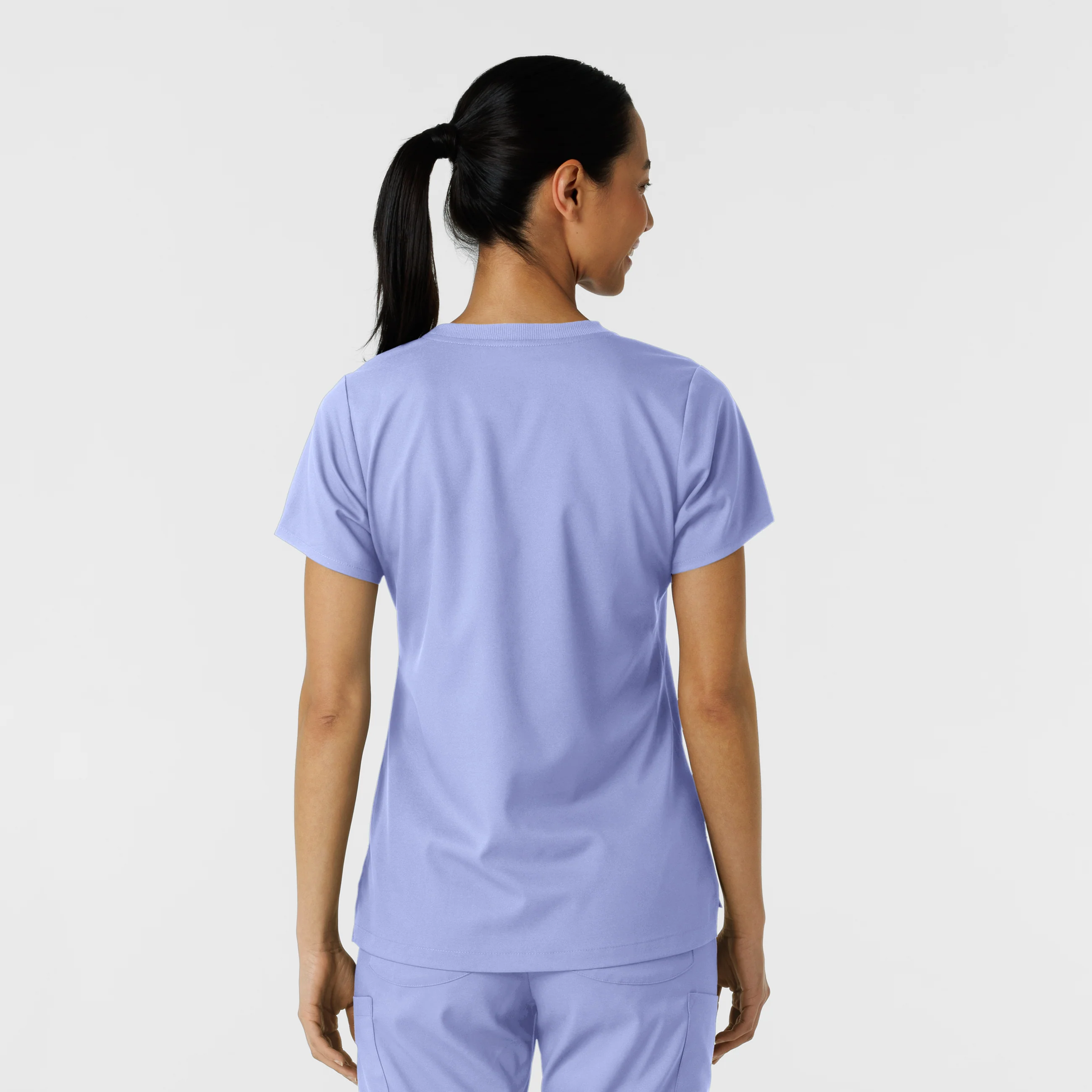 Boundless Women's Classic Scrub Tee - Ceil Blue - Image 2
