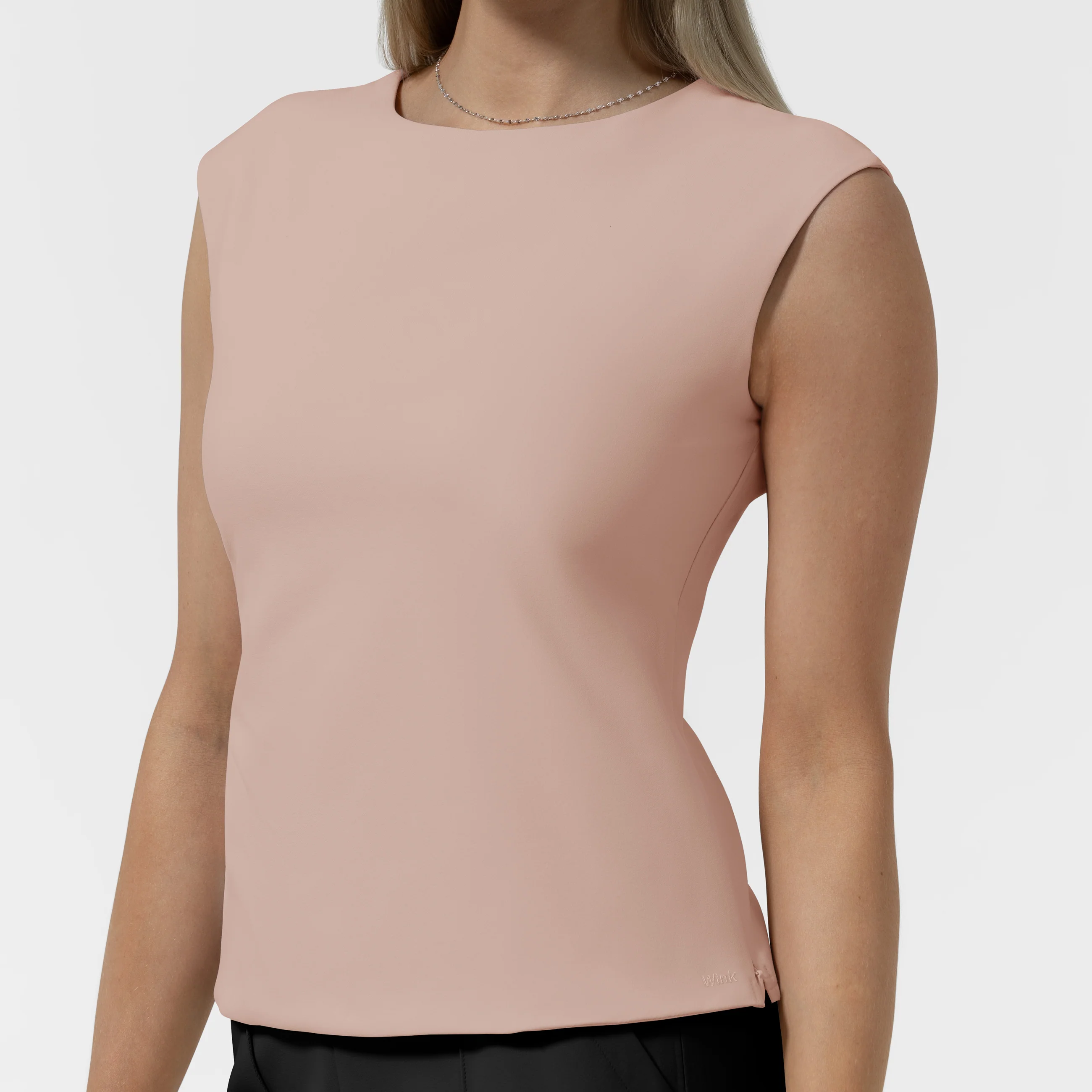 BLK Edit Women’s Ruched Blouse - Blush - Image 10