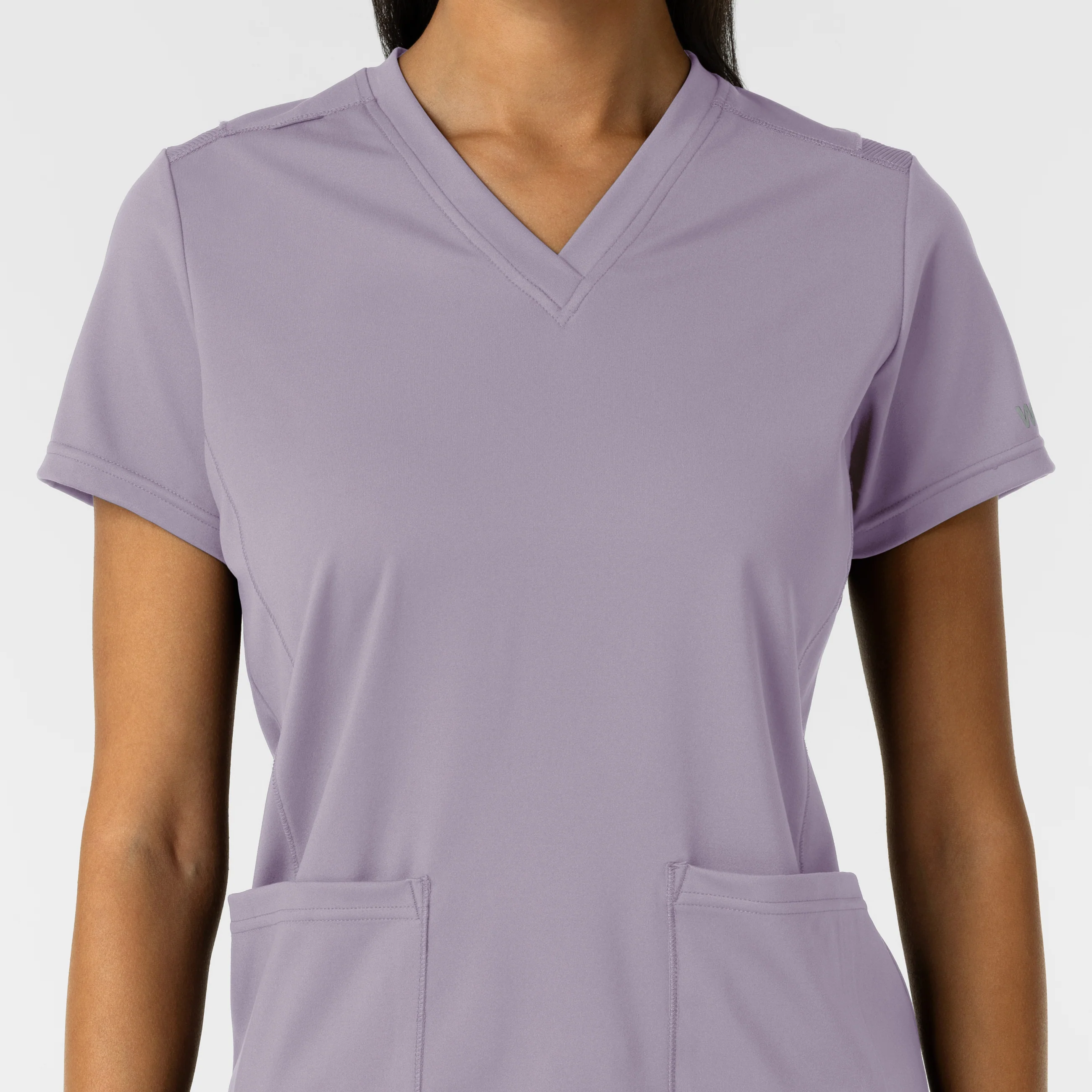 RENEW Knit Women's 2-Pocket Scrub Top - Wisteria - Image 5