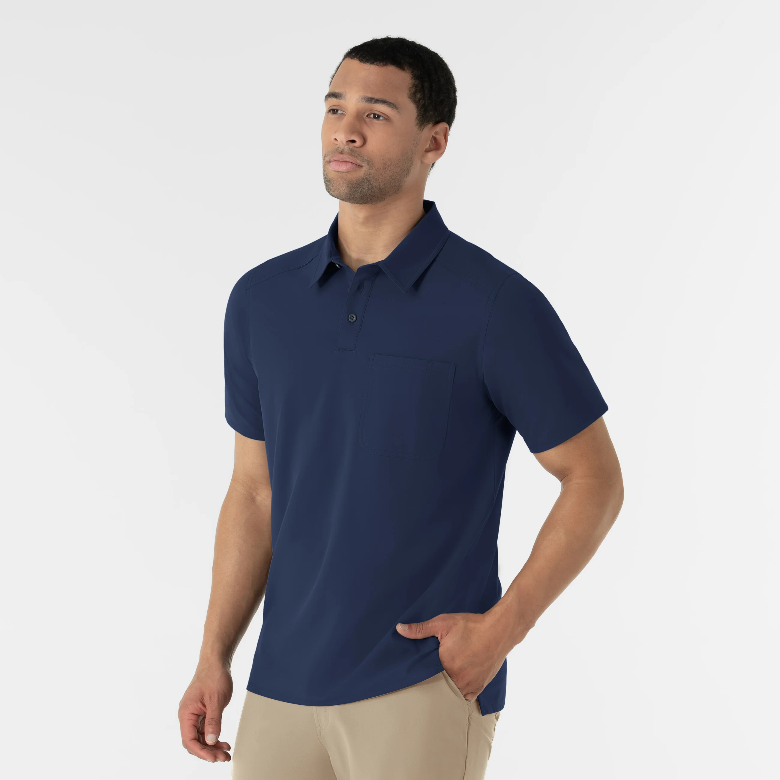NURTUR Men's Polo - Navy - Image 4
