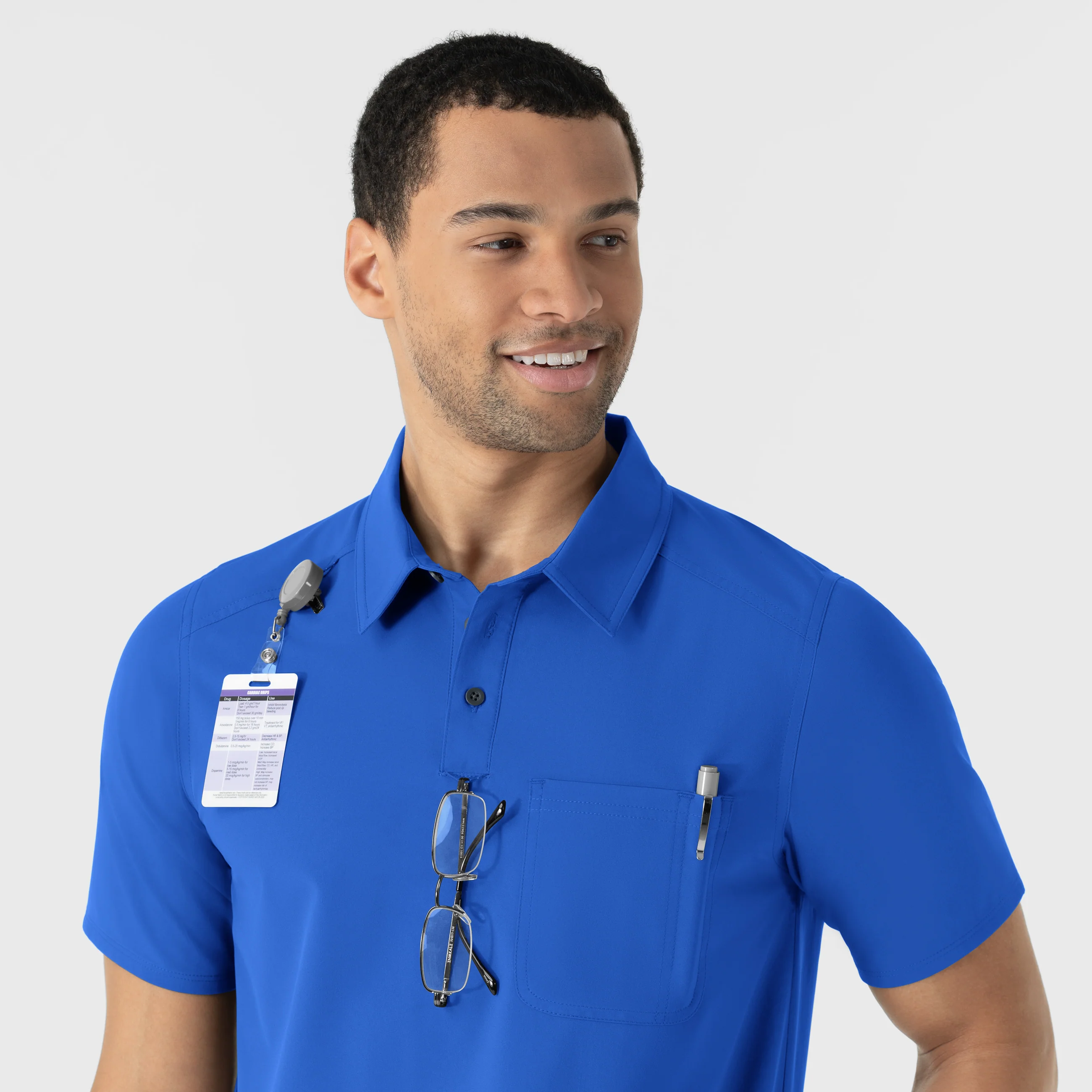 NURTUR Men's Polo - Royal - Image 6