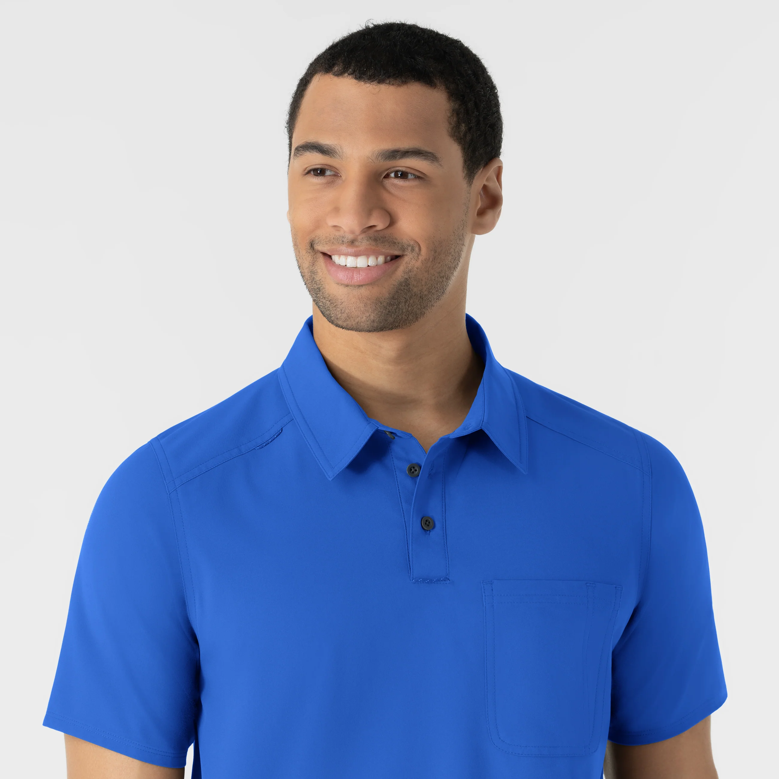 NURTUR Men's Polo - Royal - Image 7