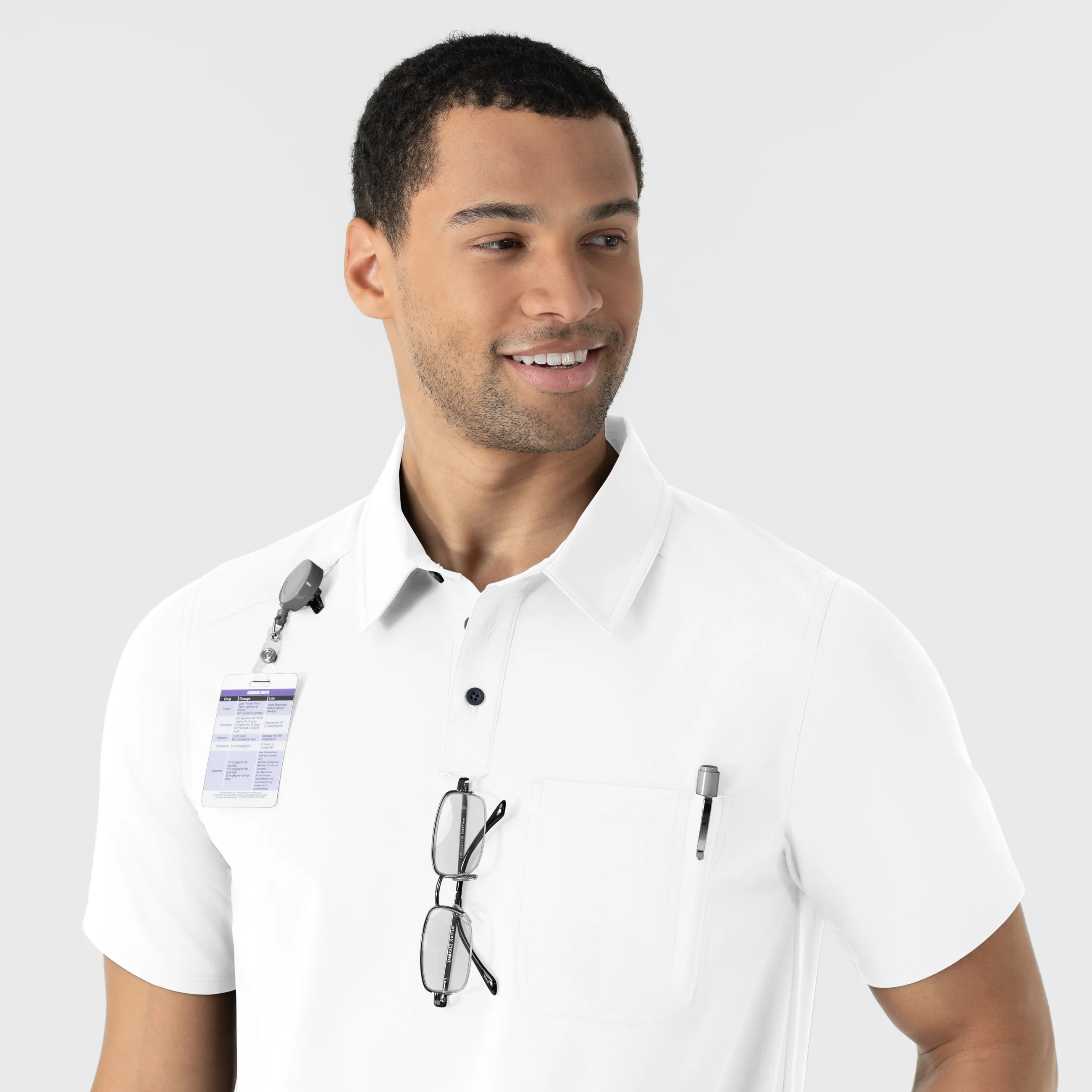 NURTUR Men's Polo - White - Image 6