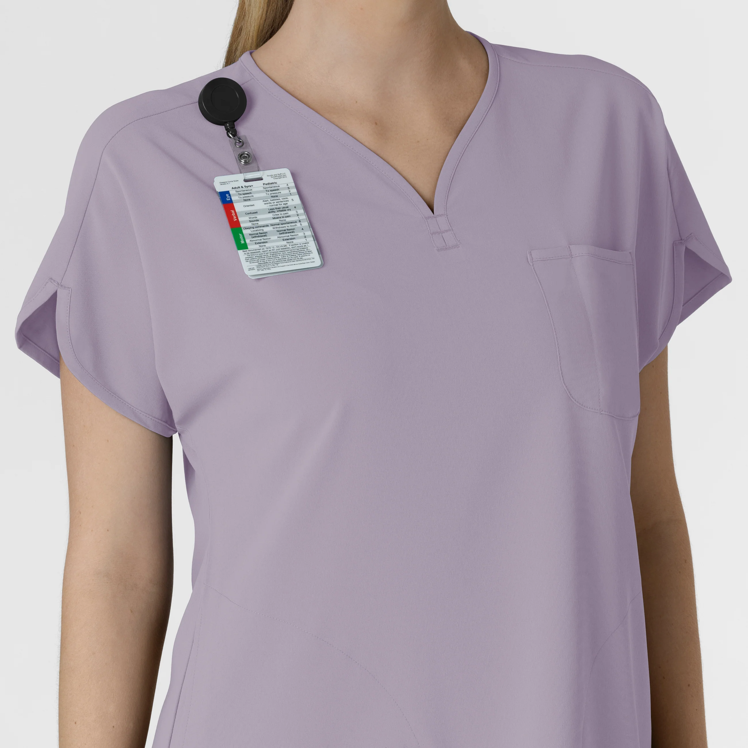 RENEW Women's Dolman Scrub Top - Wisteria - Image 7