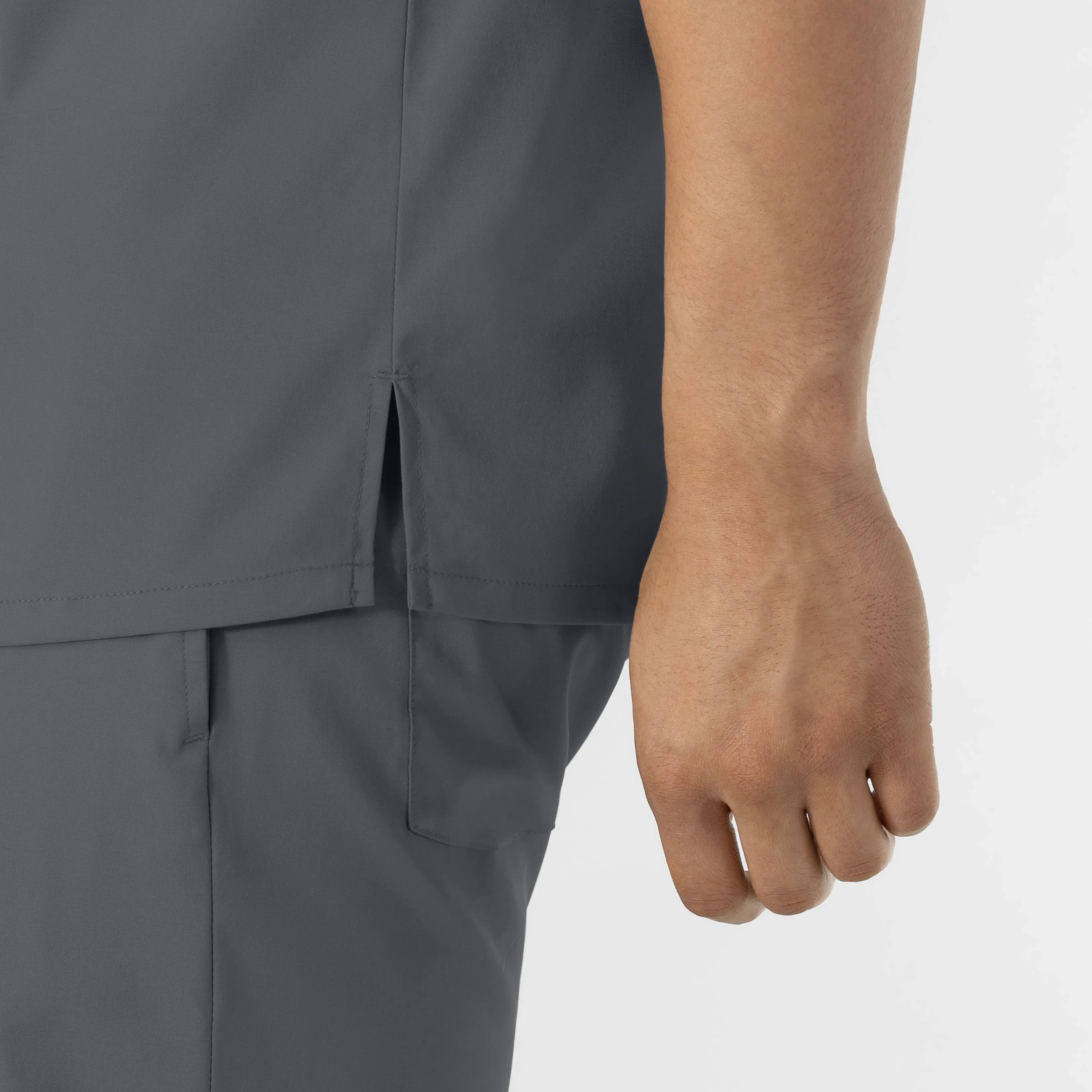 Boundless Men’s Classic Tee Scrub Top - Pewter - Image 5