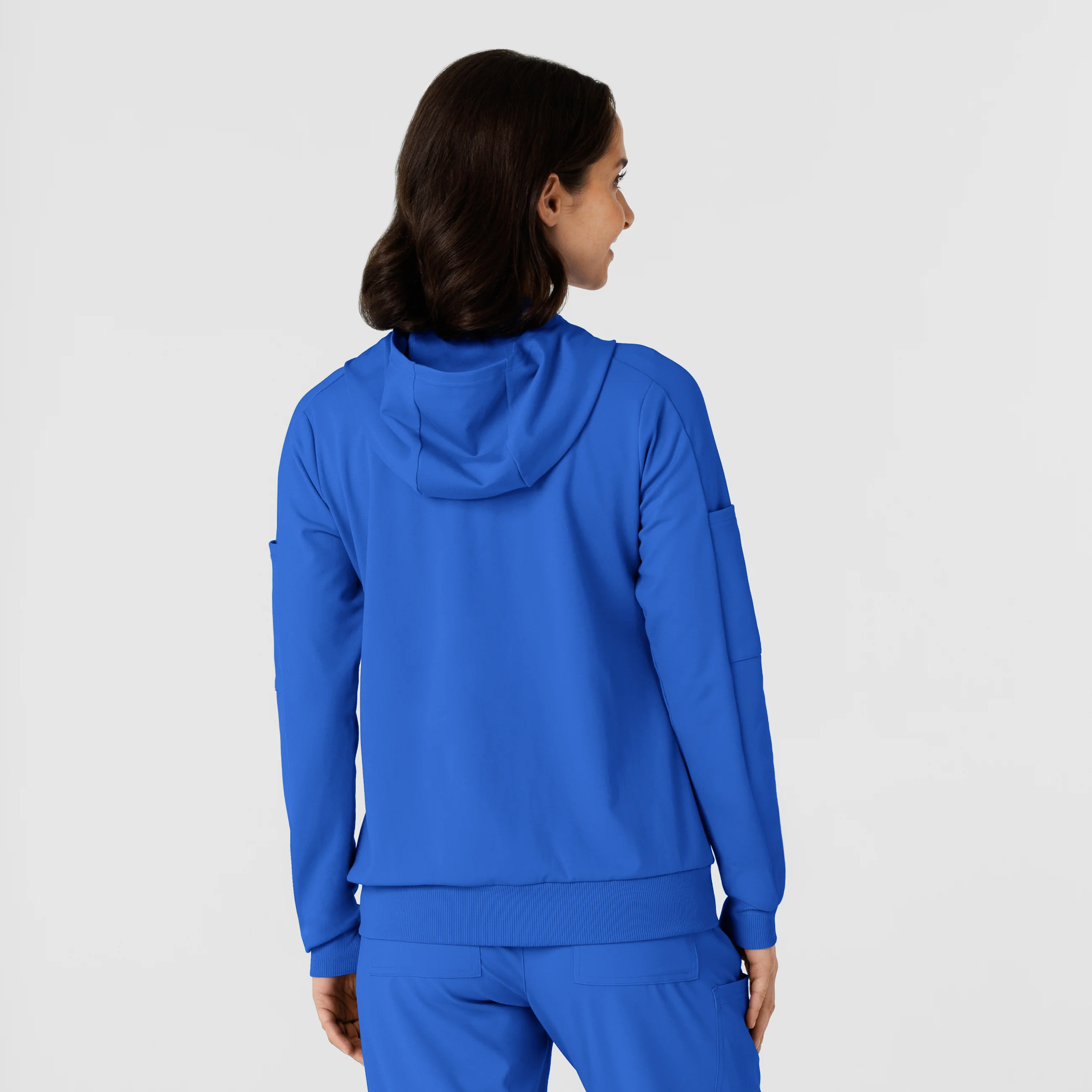 RENEW Knit Women’s Zip Hoodie - Royal - Image 2