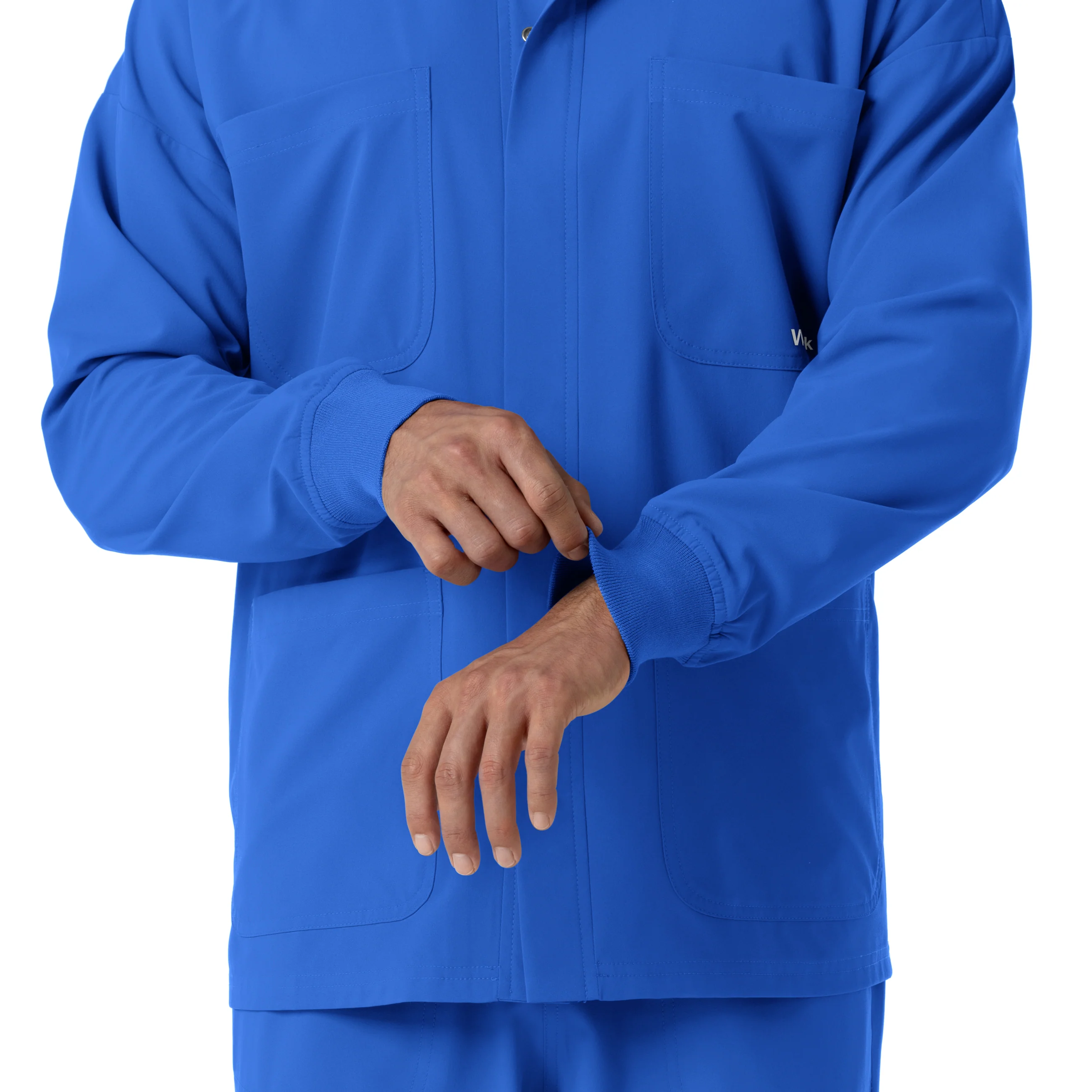 NURTUR Men’s Scrub Shirt Jacket - Royal - Image 10